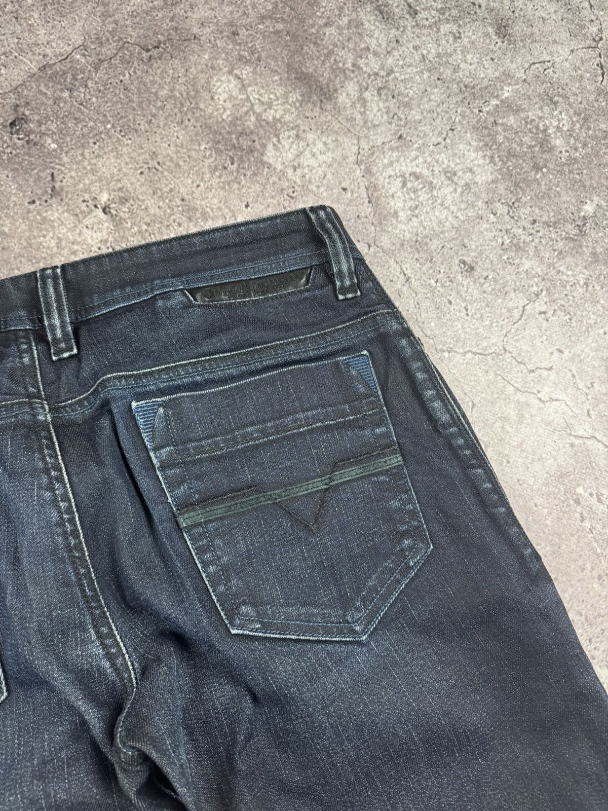 Diesel Vintage Diesel Jeans Distressed Faded Flared Wide Baggy Y2K Size US 30 / EU 46 - 7 Thumbnail