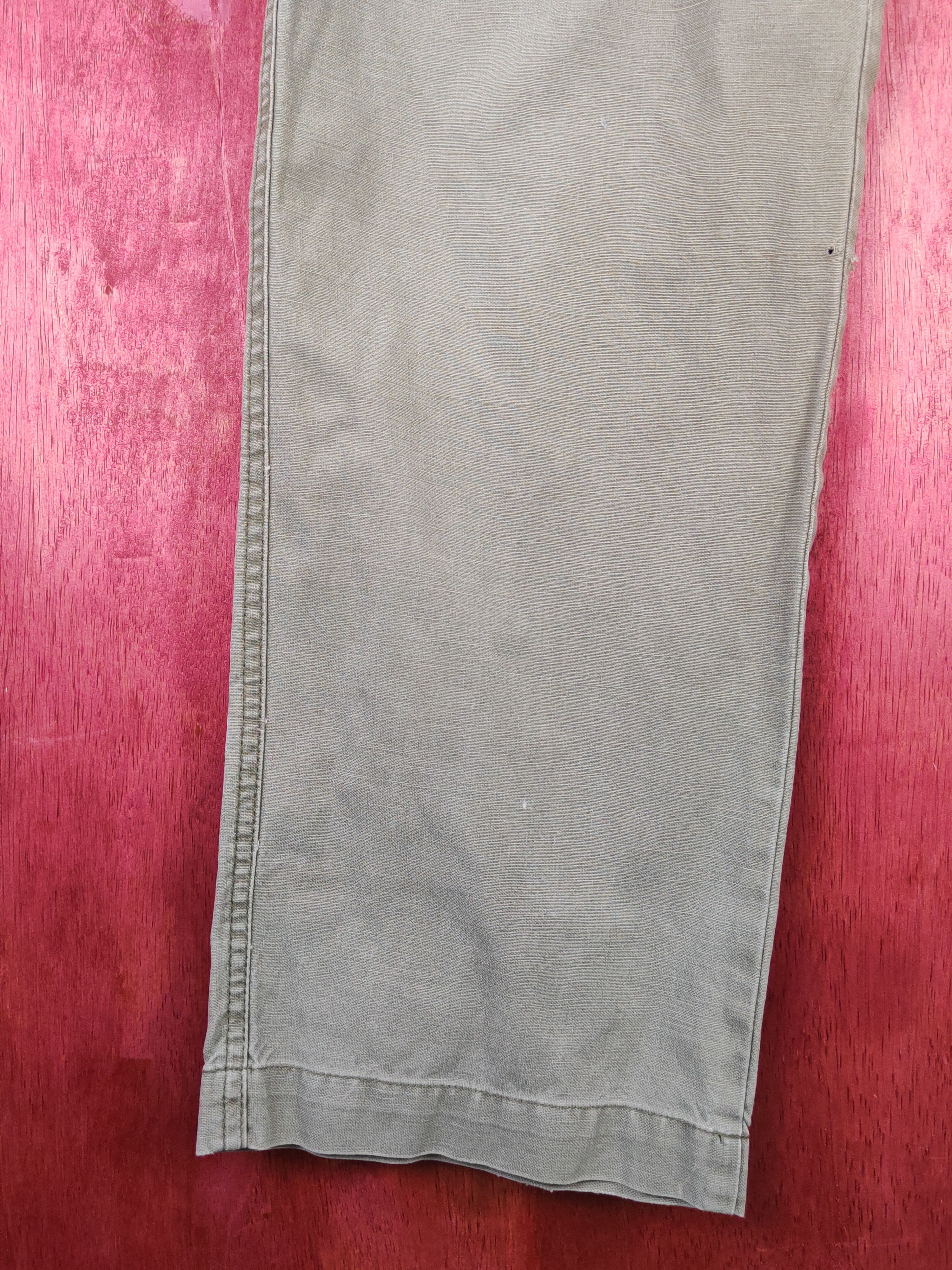 Japanese Brand Uniqlo Green Faded Multipocket Tactical Cargo Pants #S1344 Size US 34 / EU 50 - 7 Thumbnail