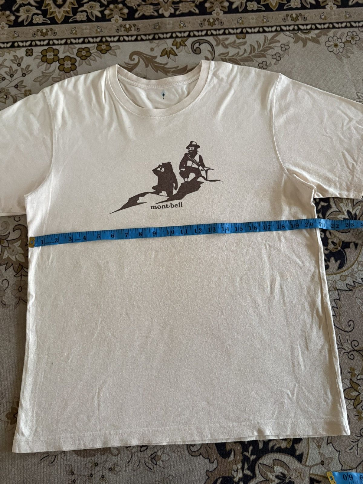 Montbell Japanese Brand Montbell Over Print Tee Size US M / EU 48-50 / 2 - 7 Thumbnail
