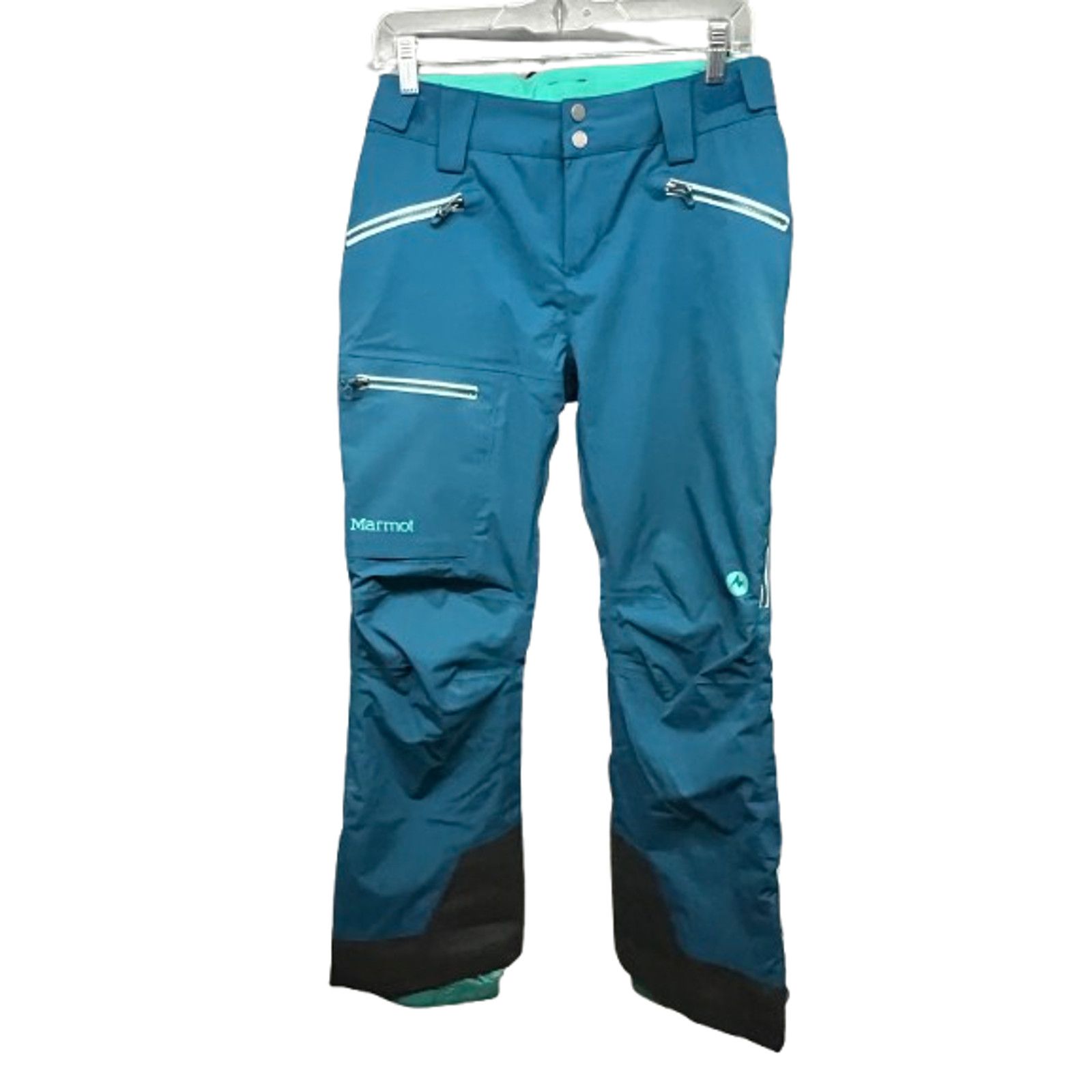 Marmot MARMOT Recco Ski Snowboard Lined Teal Pants 30x30 Pockets Size US 30 / EU 46 - 1 Thumbnail