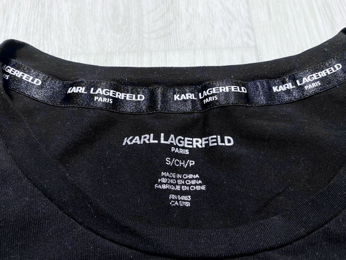 Karl Lagerfeld Women’s Karl Lagerfeld Eiffel Tower Love from Paris T-shirt Size S / US 4 / IT 40 - 9 Thumbnail