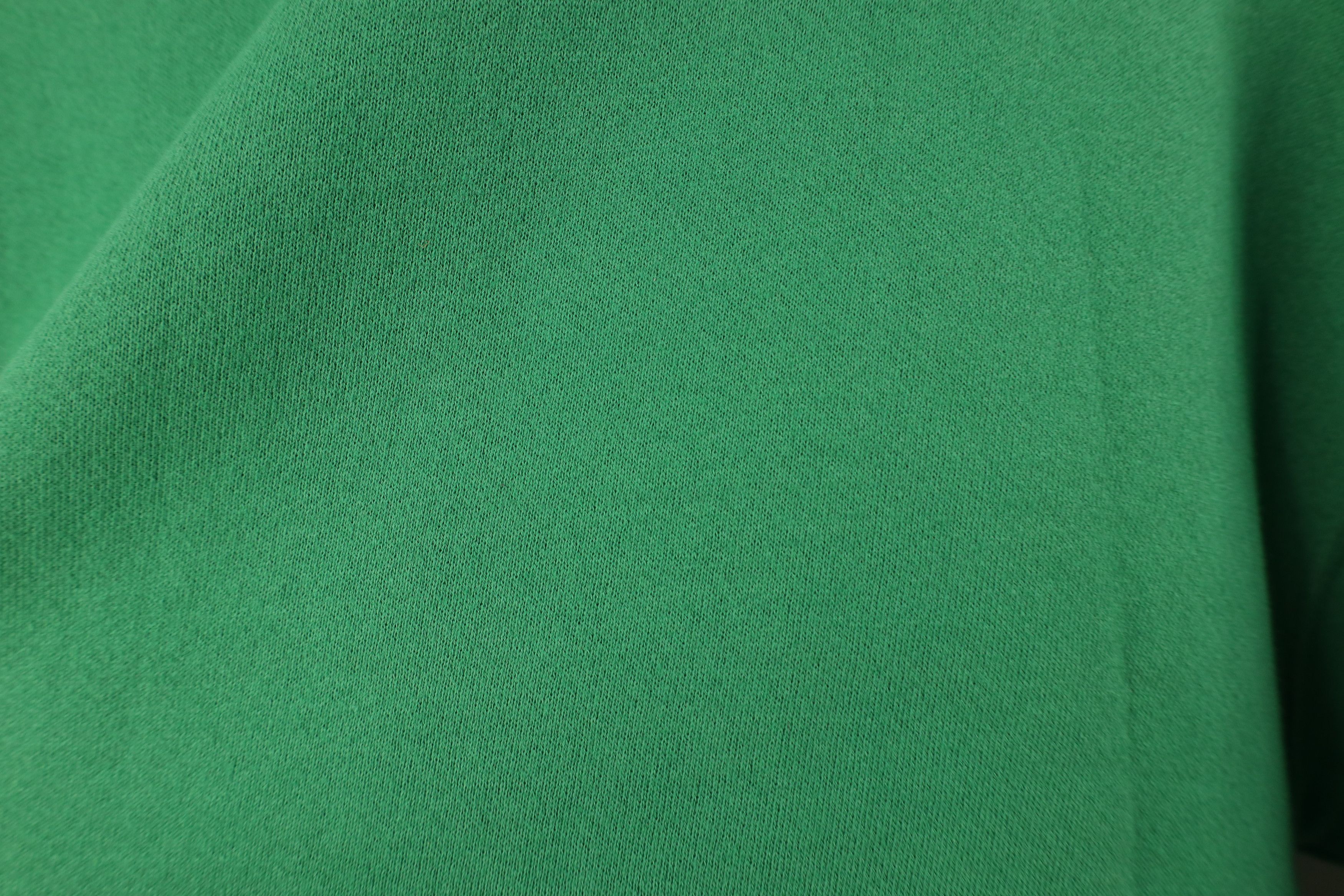 Vintage Vintage 90s Streetwear Crewneck Sweatshirt Kelly Green USA Size US L / EU 52-54 / 3 - 4 Thumbnail