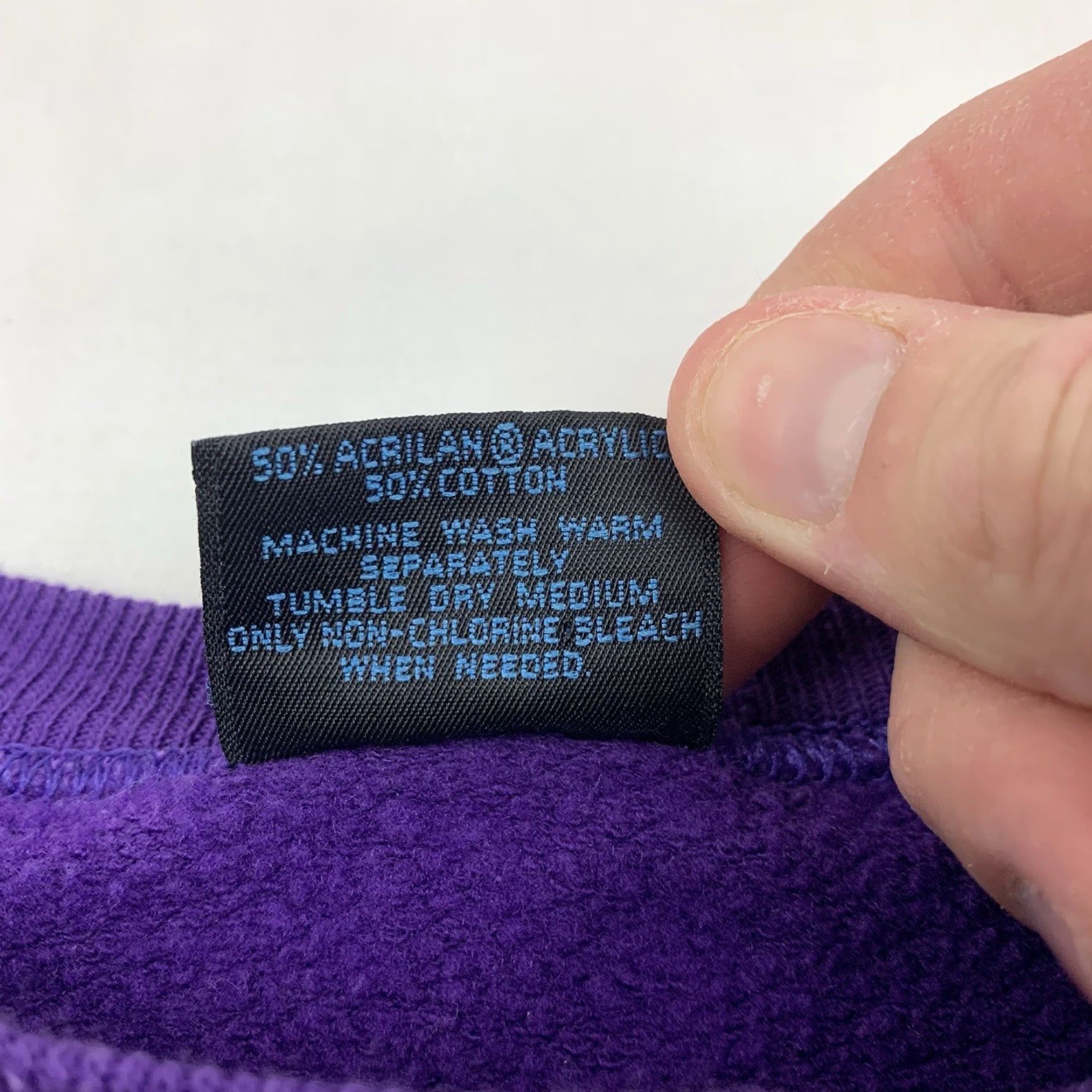 McGregor VINTAGE MacGregor Sportswear Sweatshirt Womens 2XL Purple Pullover Crewneck 90s Size XXL / US 16-18 / IT 52-54 - 6 Thumbnail