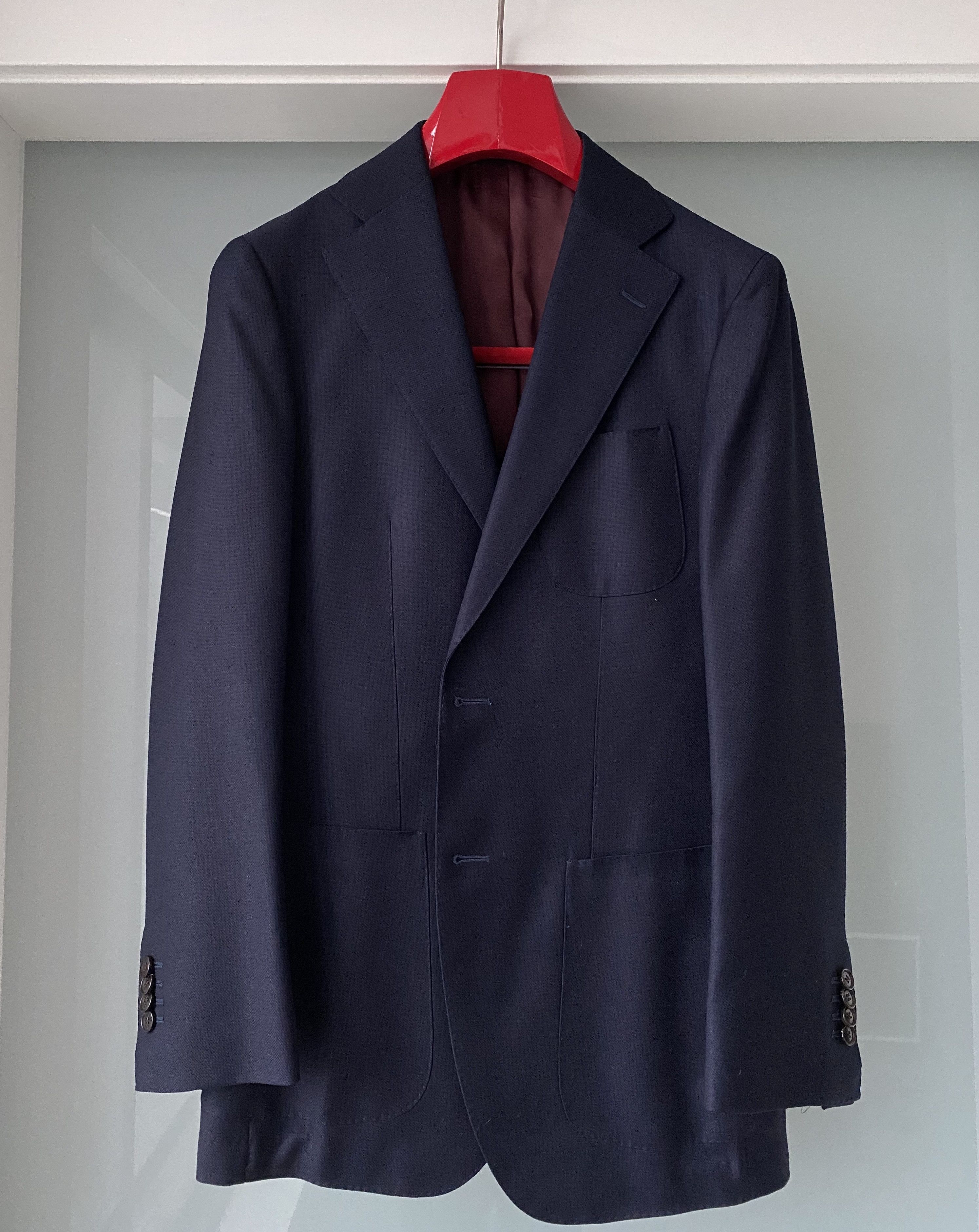 image of Suitsupply NWOT Navy Sportcoat - S130 E.thomas 36R in Dark Navy, Men's