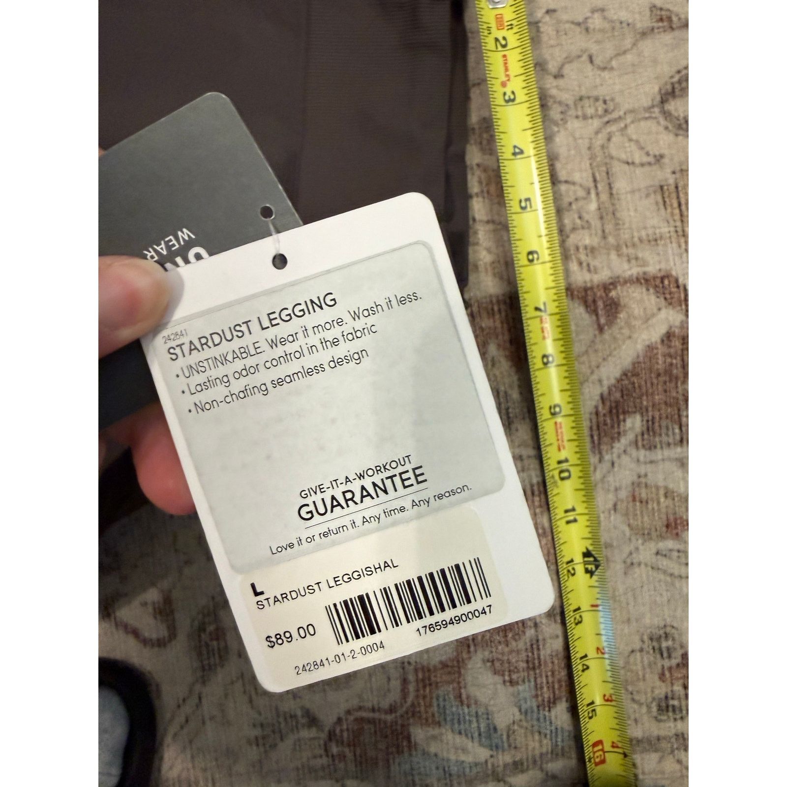 Athleta Athleta NWT Stardust Gray Leggings, Sz Large, MP $89 Size 32" / US 10 / IT 46 - 4 Thumbnail