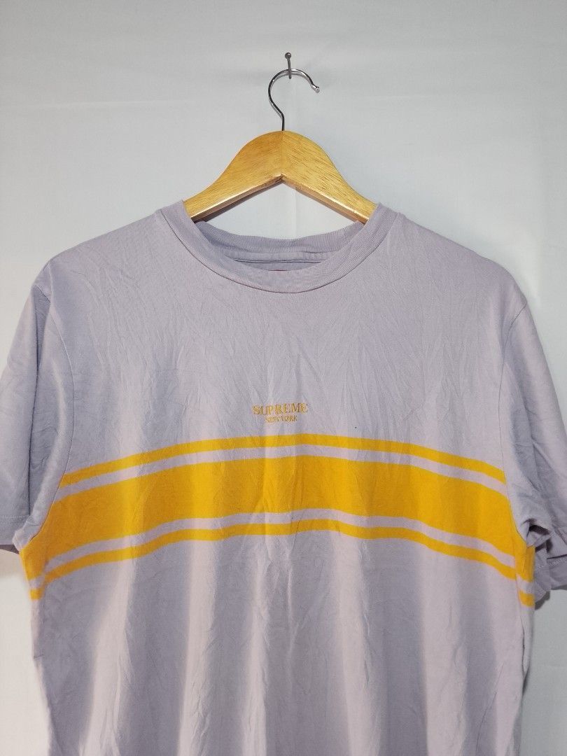 Supreme Supreme New York Striped Tshirt Size US L / EU 52-54 / 3 - 2 Thumbnail