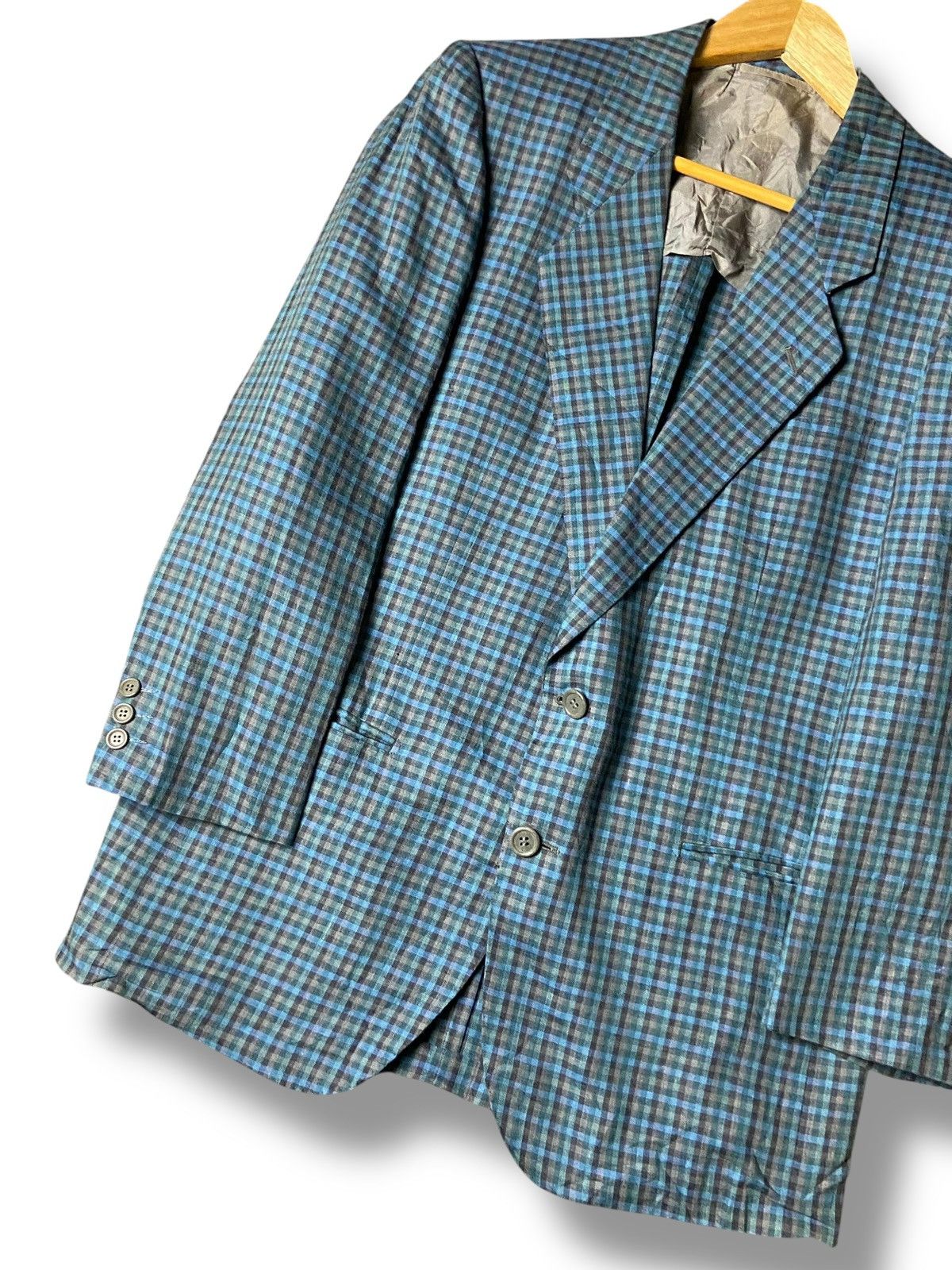 Givenchy Vintage GIVENCHY Checkered Blazer (139) Size US XXS / EU 40 - 6 Thumbnail