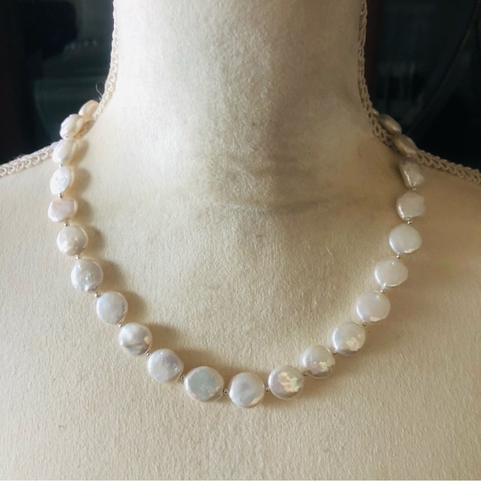 Handmade Handcrafted genuine baroque pearl necklace Size ONE SIZE - 2 Thumbnail
