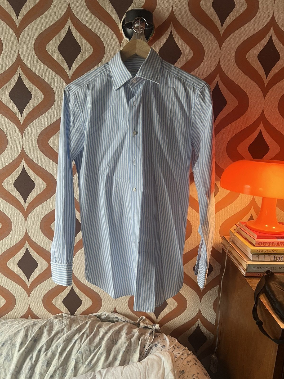 HUSBANDS Husbands Striped Dress Shirt Size 38 Size US S / EU 44-46 / 1 - 1 Thumbnail