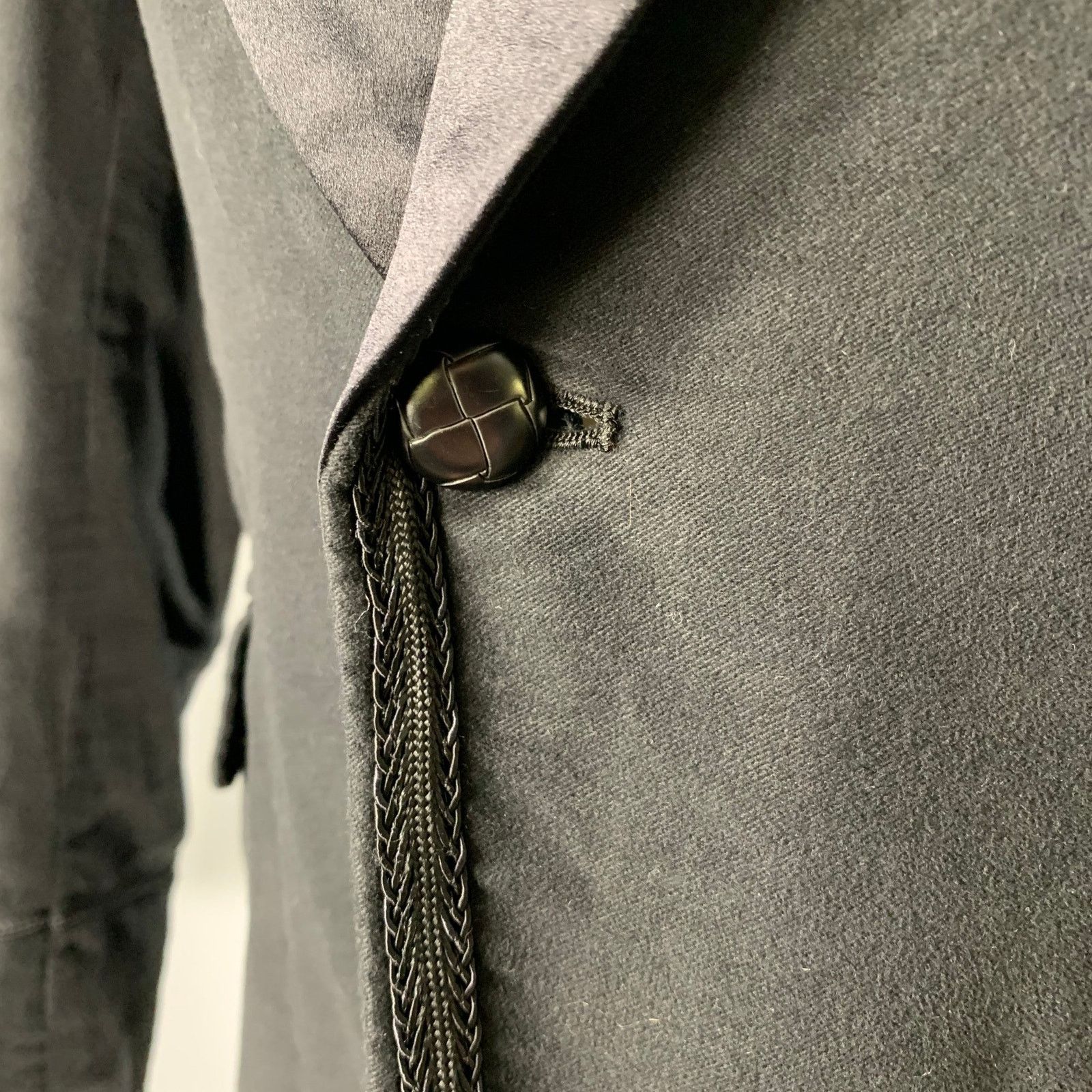 Junya Watanabe JUNYA WATANABE Black Cotton Wool Shawl Collar Sport Coat Size 38R - 5 Thumbnail