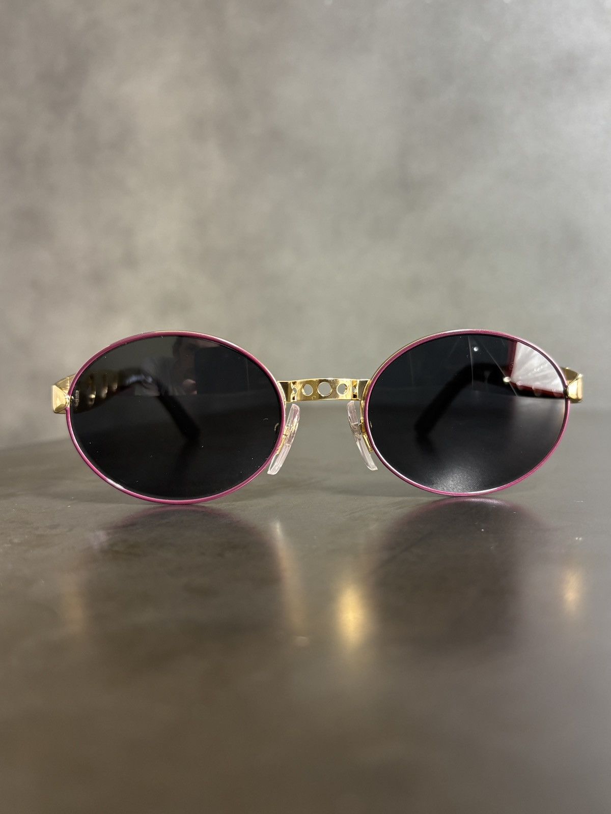 Designer NOS 1990s Sunglasses Metal JPG Diesel Sover Italy Deadstock Size ONE SIZE - 5 Thumbnail