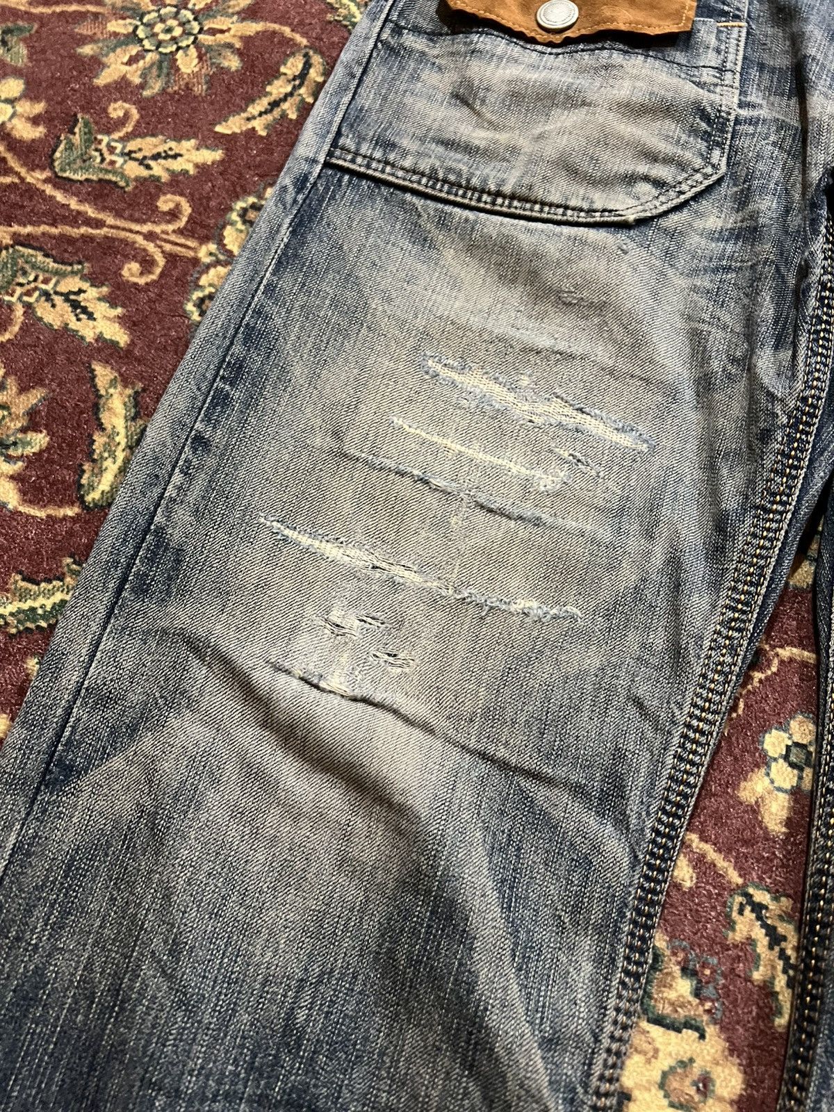 Edwin EDWIN EXCLUSIVE VINTAGE XV DISTRESSED BUSH PANTS JEANS Size US 36 / EU 52 - 5 Thumbnail