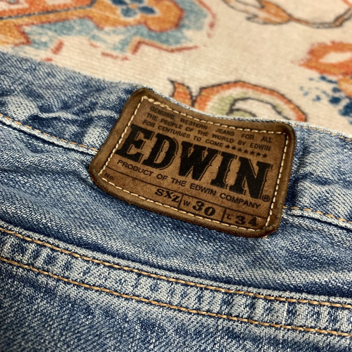 Edwin vintage 90s Edwin 505 distressed selvedge redline jeansdenim Size US 30 / EU 46 - 10 Thumbnail