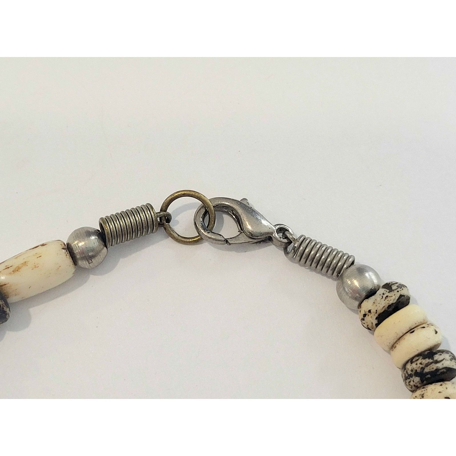 & Other Stories Natural Jasper Agate & Bone Jewelry Set Boho Chic Statement Size ONE SIZE - 9 Thumbnail