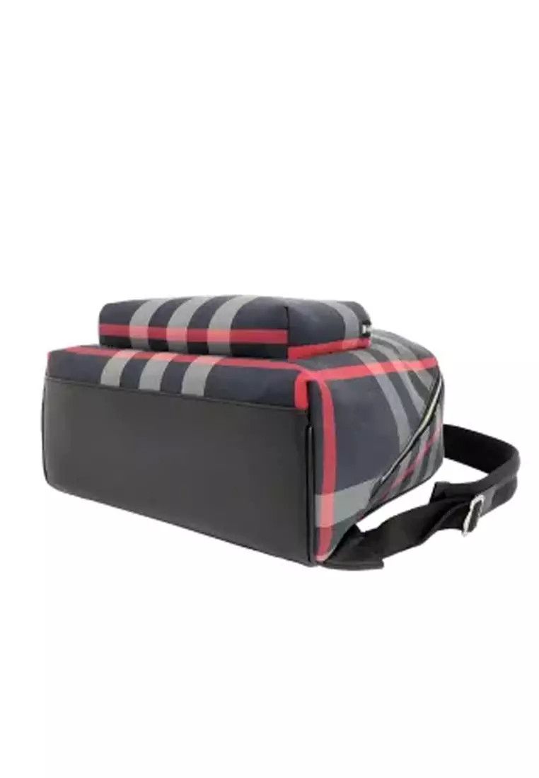Burberry o1w1db10126 Size: OS / Jeff Check Backpack in Multicolor Size ONE SIZE - 4 Thumbnail