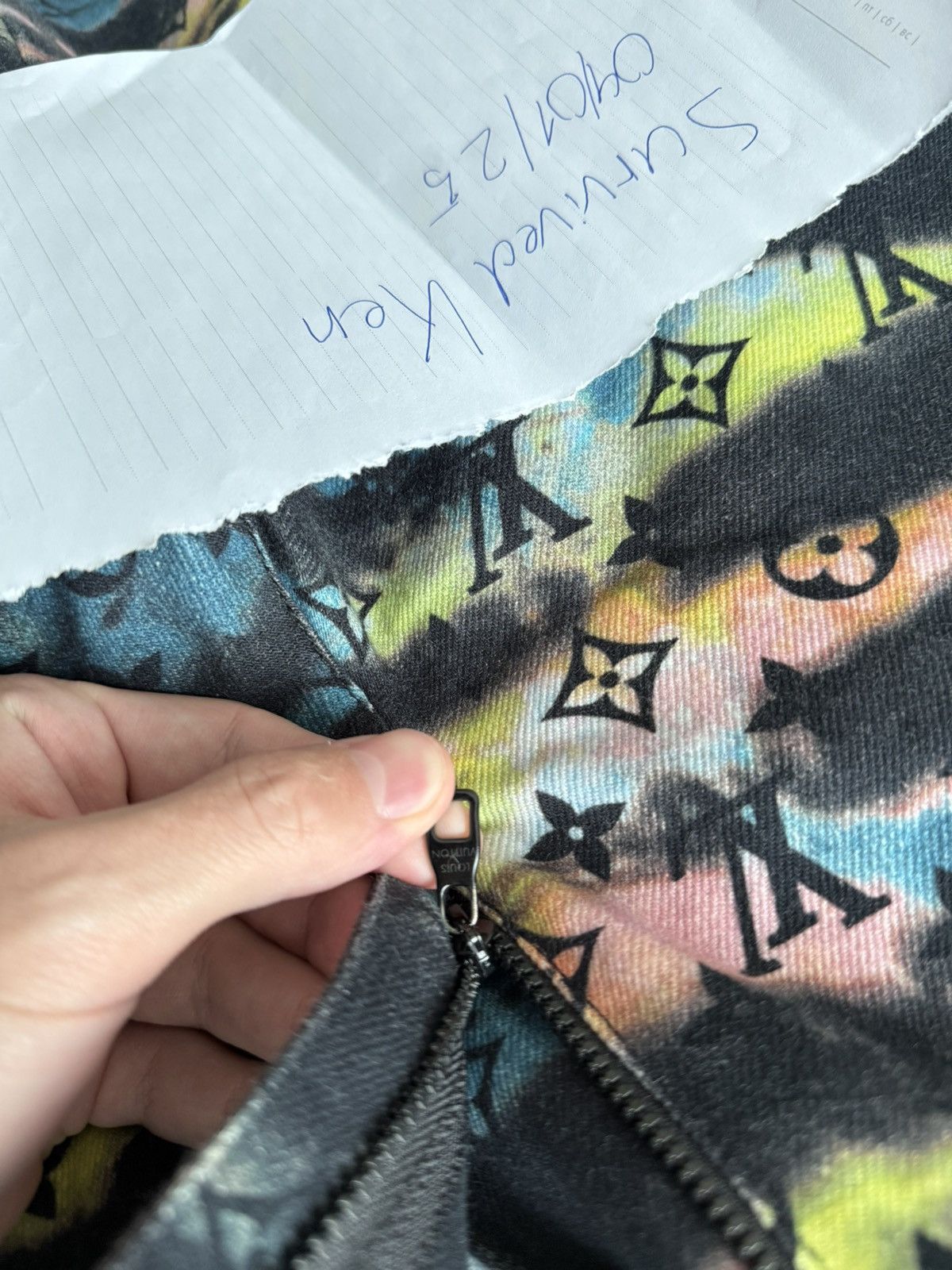 Louis Vuitton LV Multicolor Monogram Camo Cargo Pants