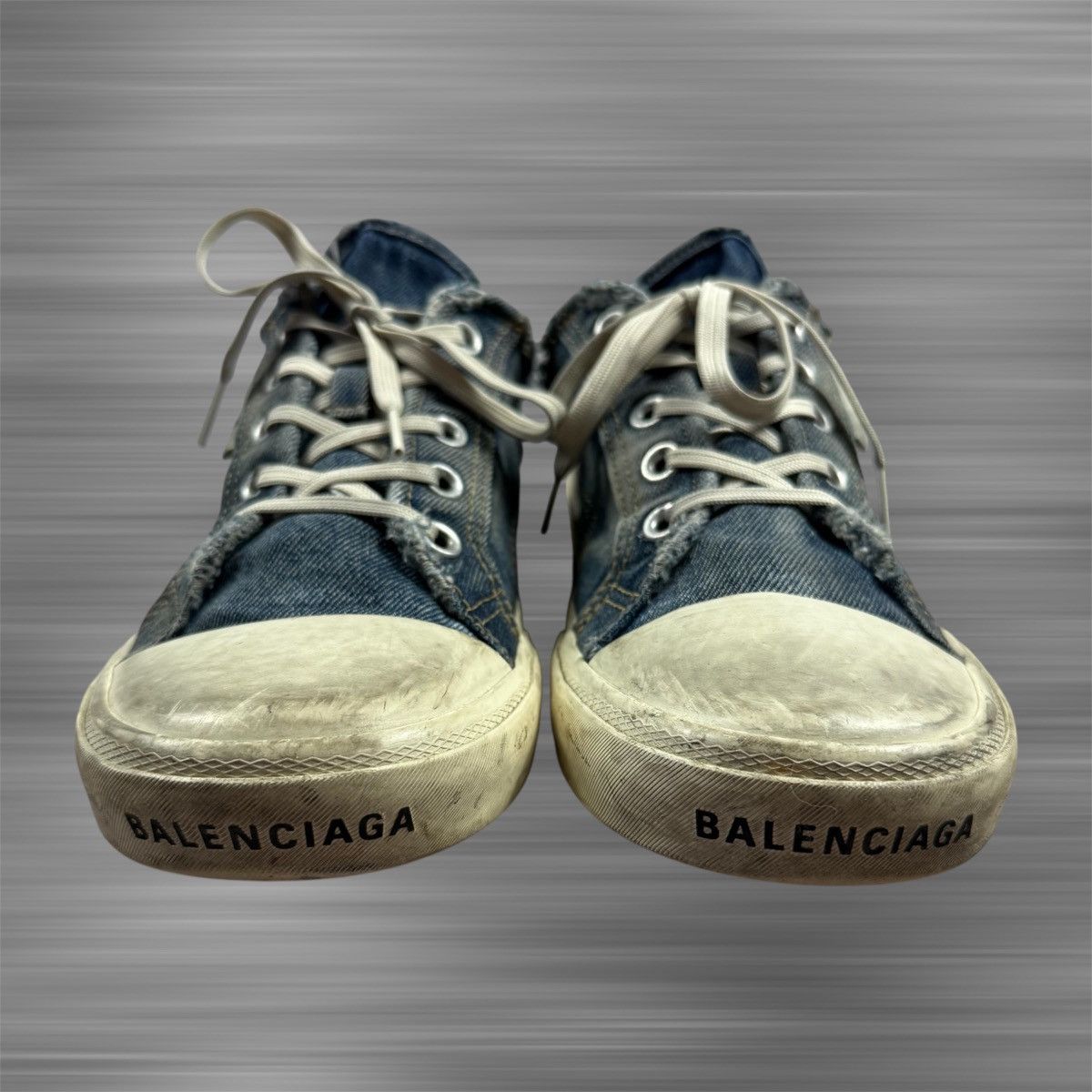 Balenciaga Balenciaga Mules Destroyed Denim & Rubber Size US 8.5 / EU 41-42 - 2 Thumbnail