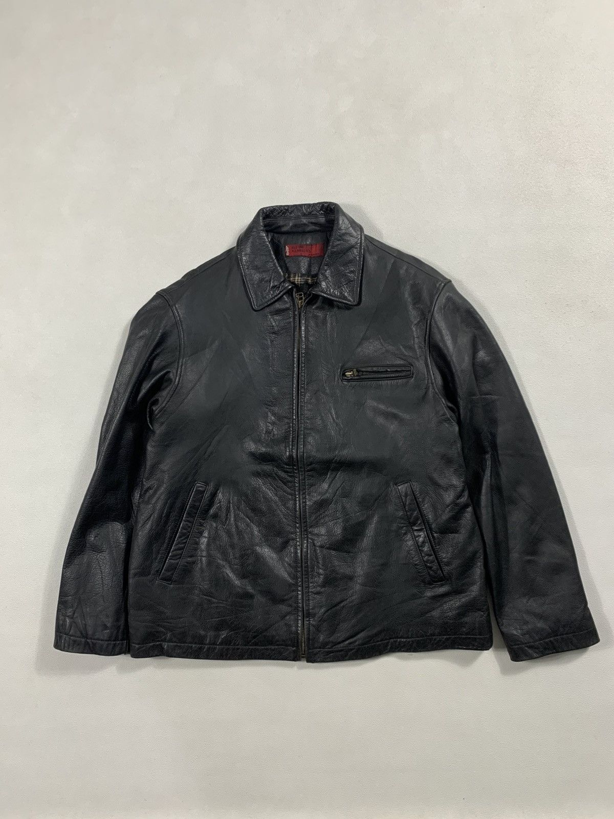 Levi's Vintage Clothing Levis red tab leather jacket Size US L / EU 52-54 / 3 - 1 Thumbnail