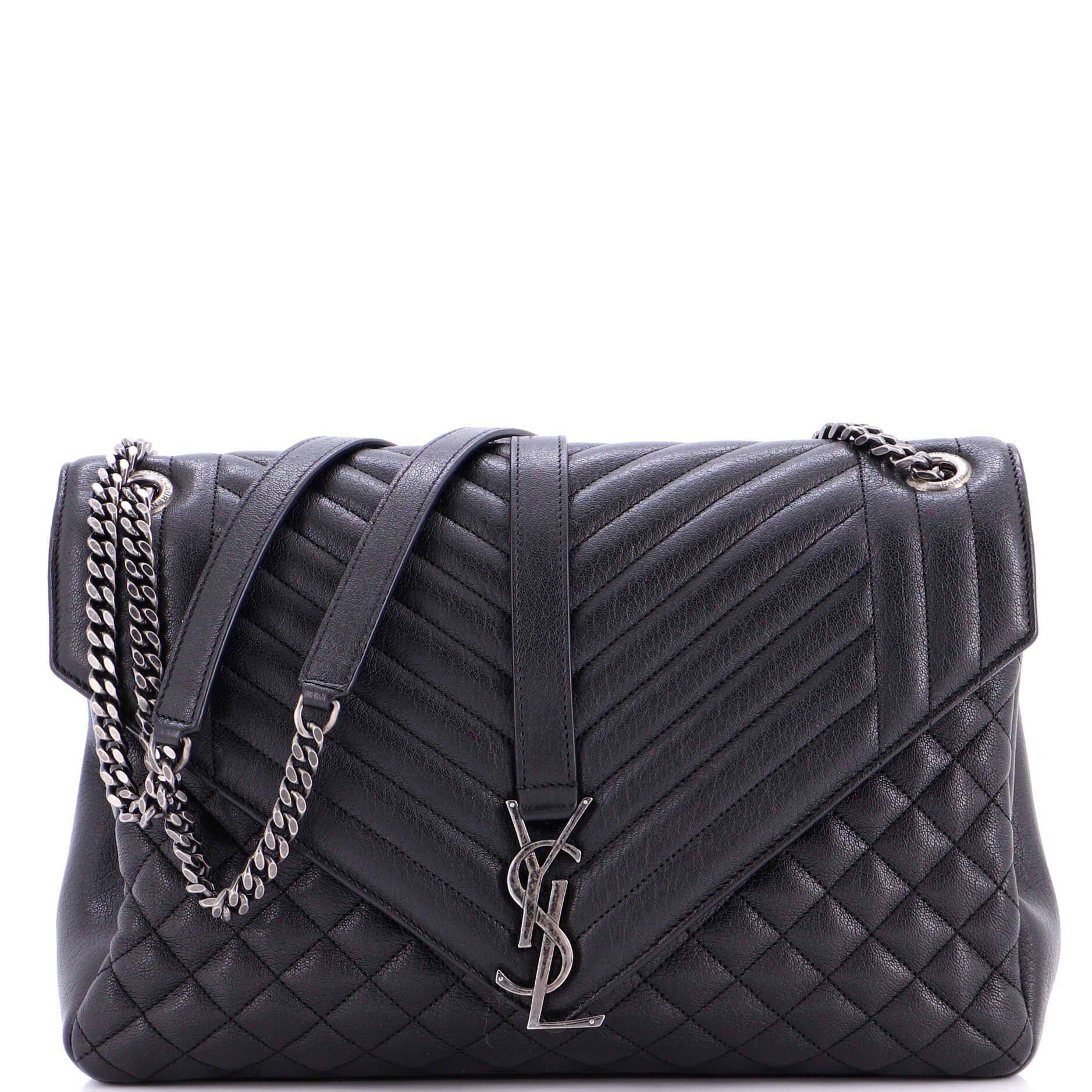 Saint Laurent Paris Classic Monogram Envelope Satchel Size ONE SIZE - 1 Thumbnail