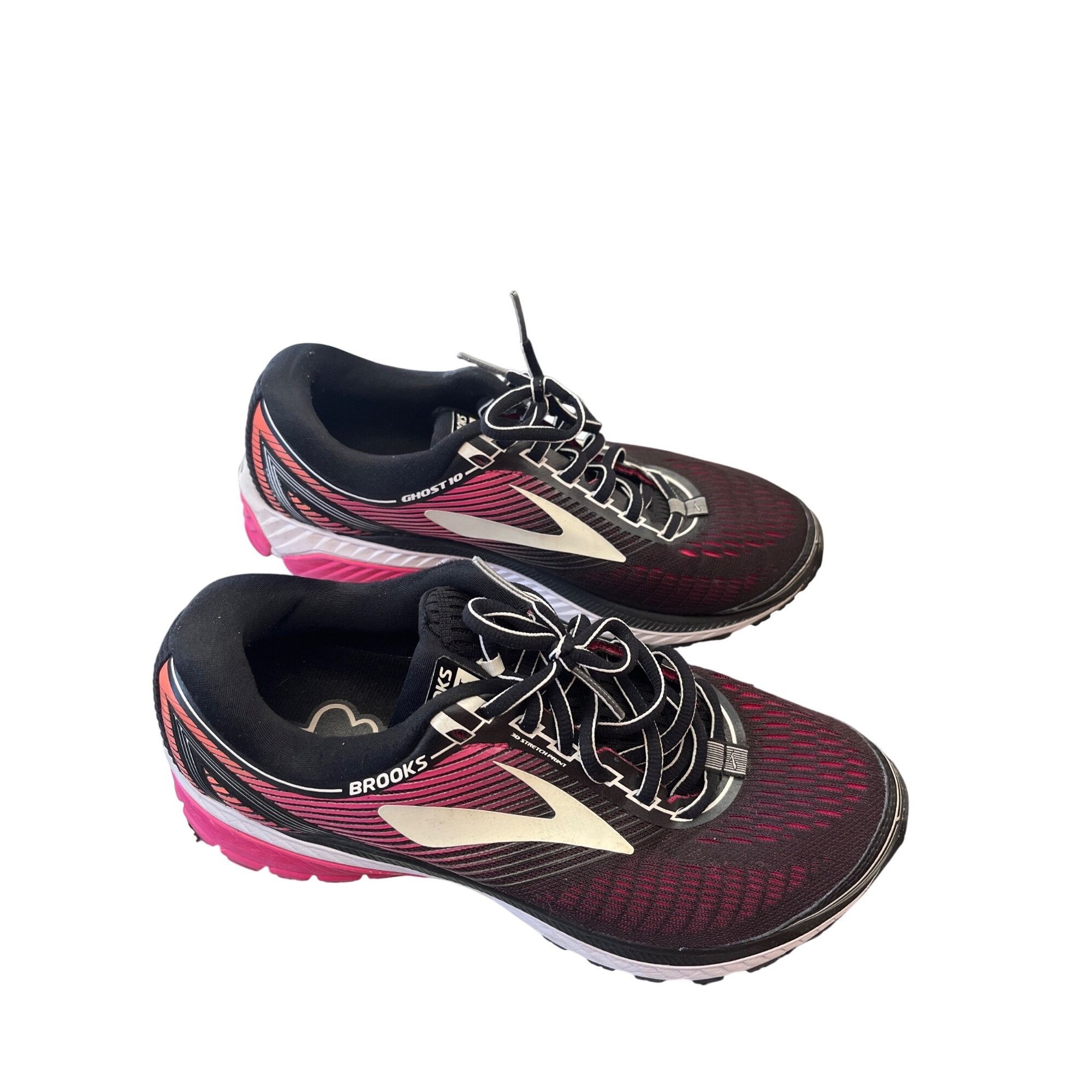 Brooks Brooks Ghost 10 womans red black running sneakers shoes sz 9 Size US 9.5 / IT 39.5 - 3 Thumbnail