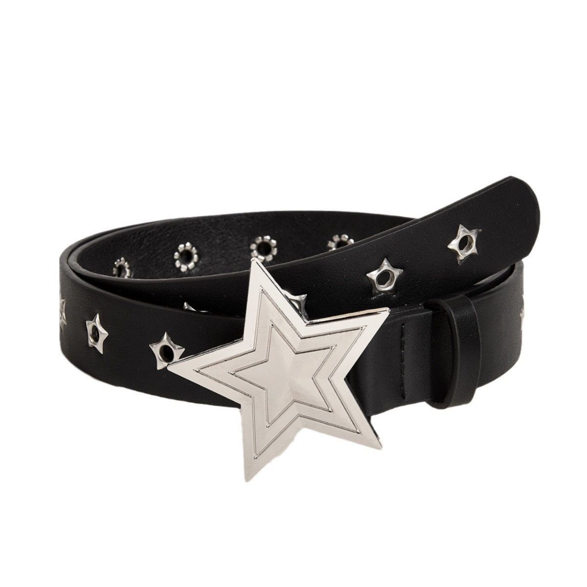 Designer Star Vintage Belt Riveted Belts Menswear Accessories Size ONE SIZE - 5 Thumbnail