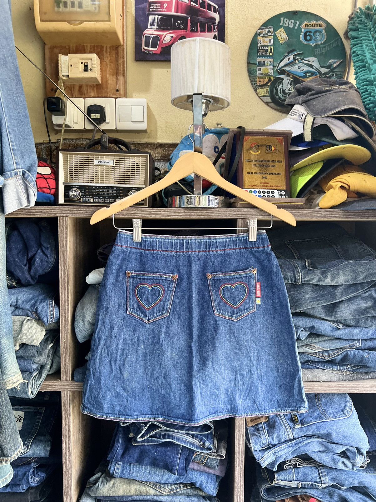 Angel Blue 🔥Angel Blue Double Pockets Mini Skirt Size 25 Size 25" / US 0 / IT 36 - 2 Thumbnail