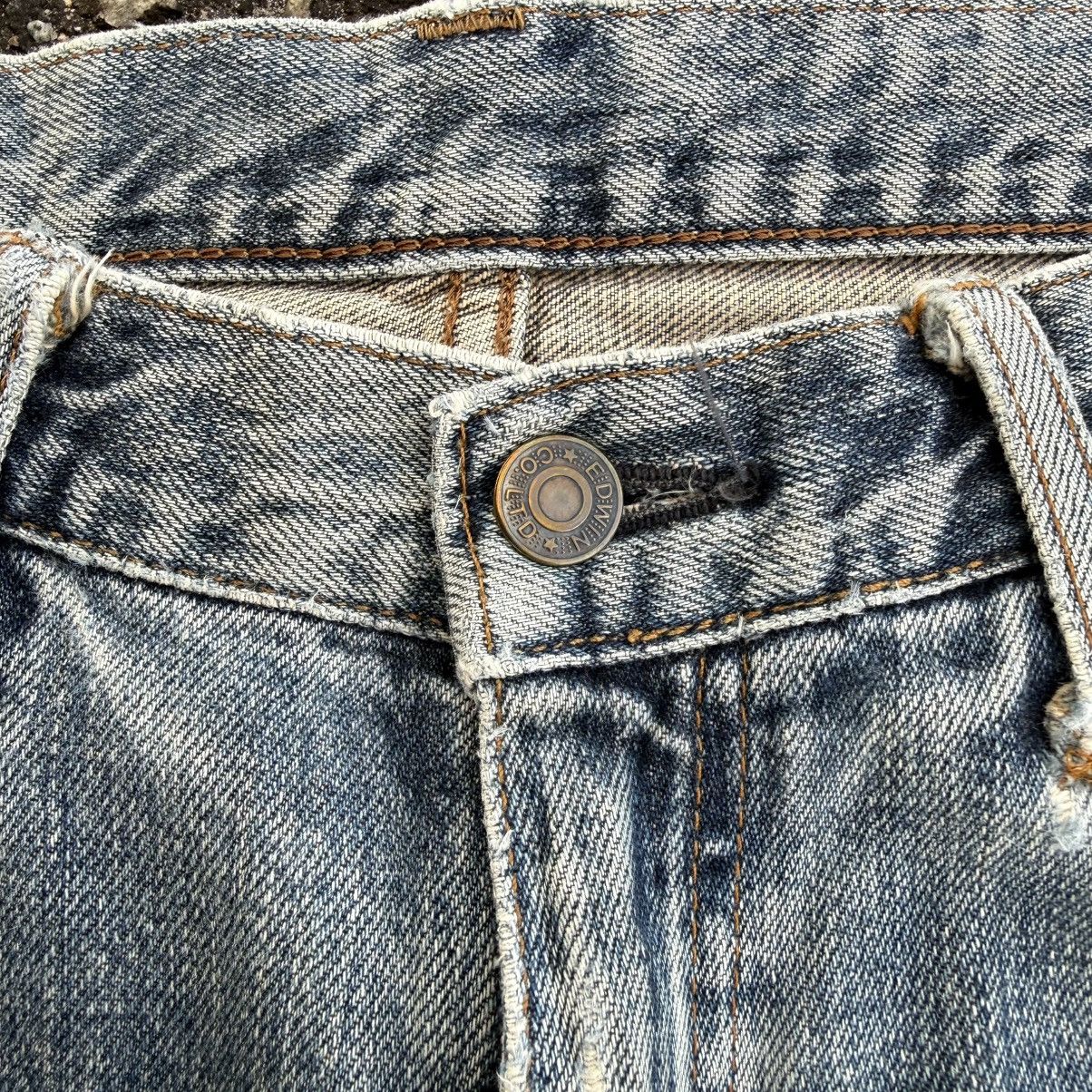 Edwin Vintage Edwin Faded Mud Washer Denim Jean Pants Size US 33 - 4 Thumbnail