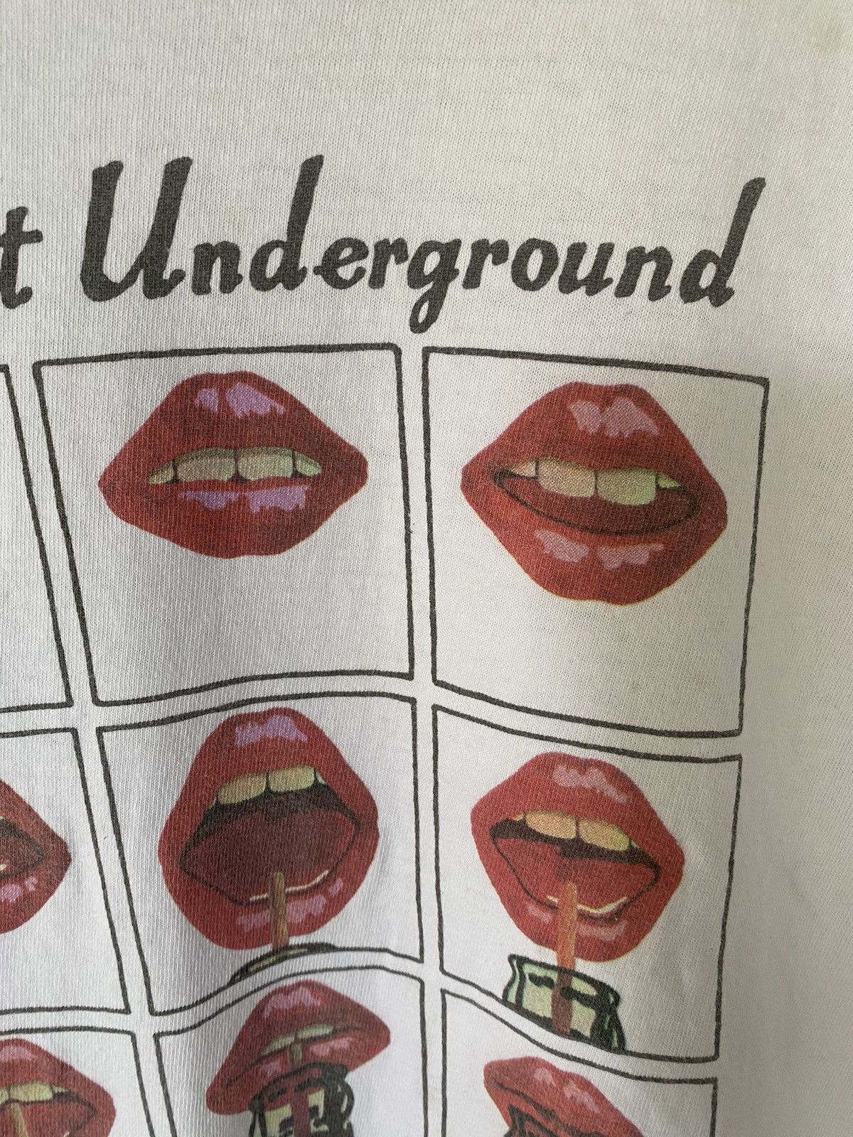 Andy Warhol × Band Tees × Lad Musician 2000s Velvet Underground x Andy Warhol Coke lips tee Size US M / EU 48-50 / 2 - 5 Thumbnail