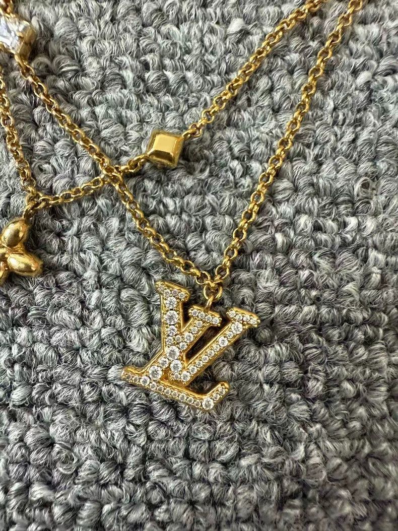 Other Louis Vuitton Diamond-encrusted monogrammed floral double Size ONE SIZE - 3 Thumbnail