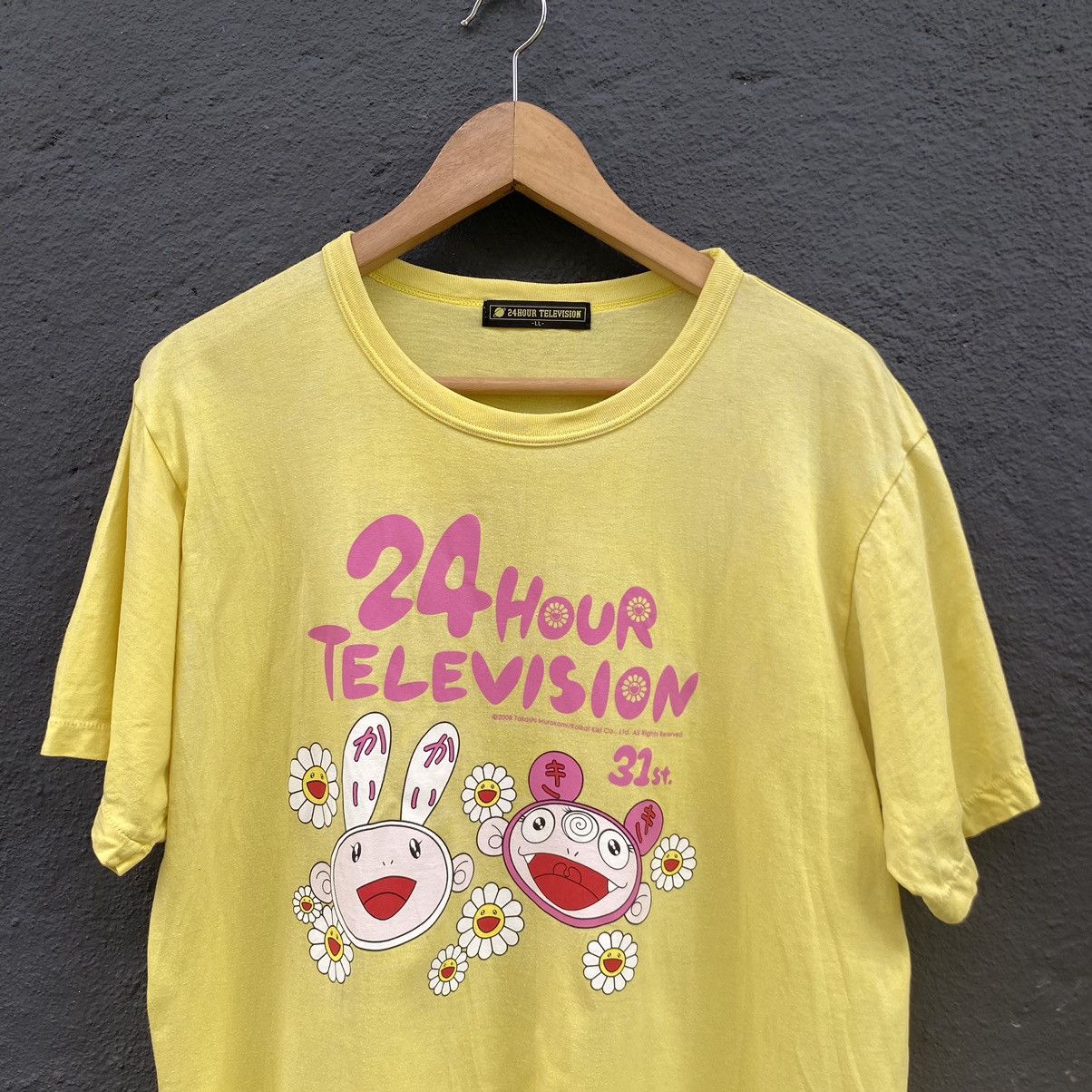 Takashi Murakami Thrashed Faded Vintage Y2K Takashi Murakami ERD GRUNGE TEE Size US L / EU 52-54 / 3 - 2 Thumbnail