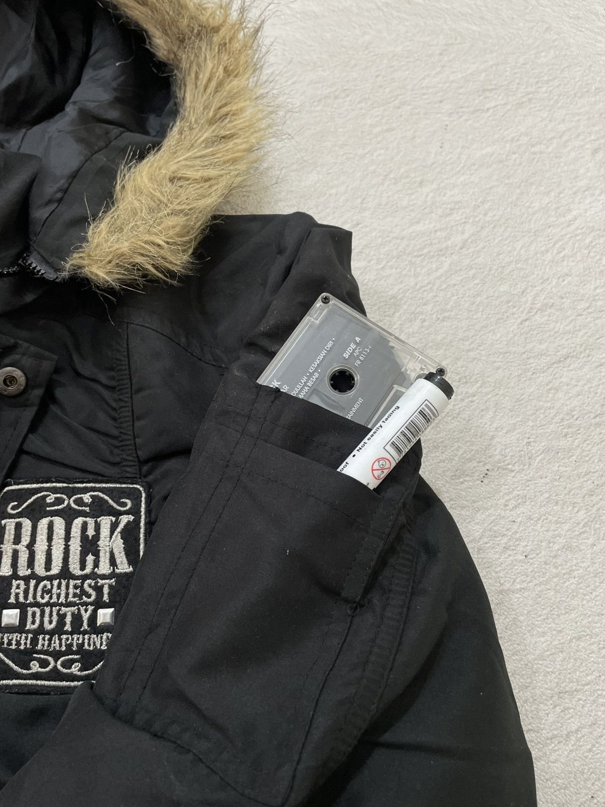 Japanese Brand 00s Rock Richey Heavy Fur Hooded Parka Jacket Military Y2K Size US M / EU 48-50 / 2 - 6 Thumbnail