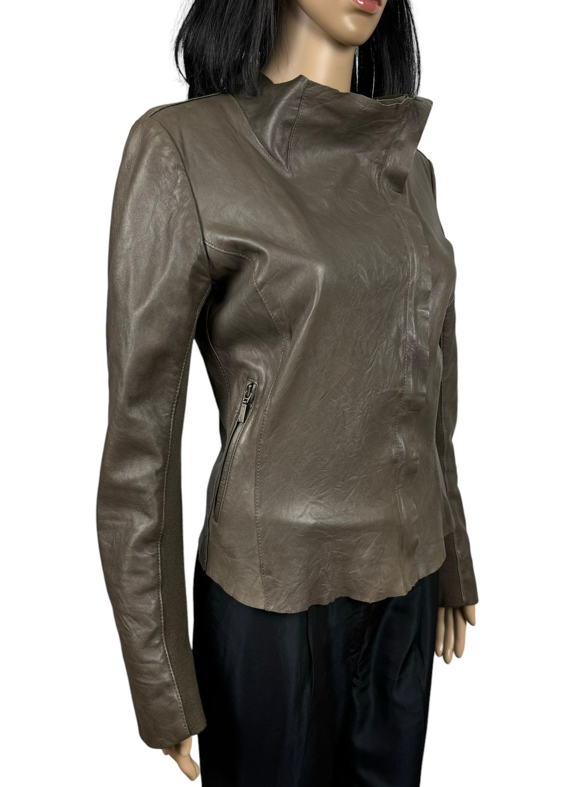 Cigno Nero Genuine Leather Jacket size 38