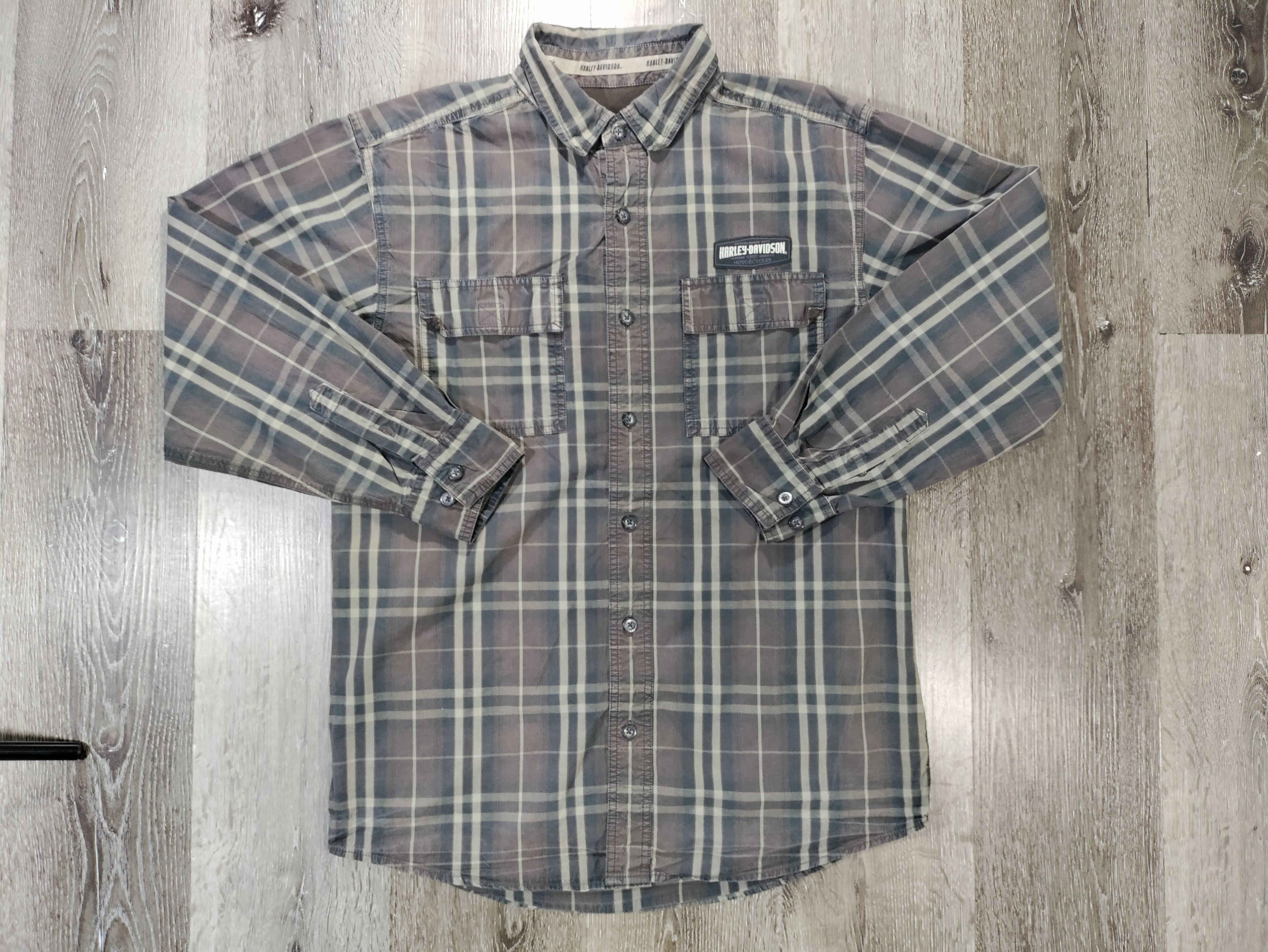 Harley Davidson × Vintage Harley Davidson Mens Shirt Size US M / EU 48-50 / 2 - 3 Thumbnail