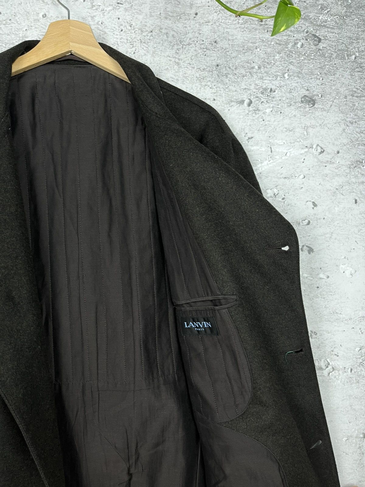 Lanvin Lanvin - Brown wool coat French luxury Size US L / EU 52-54 / 3 - 9 Thumbnail