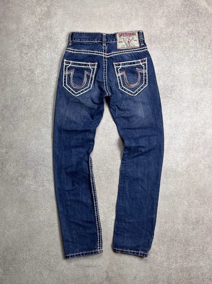 【希少】 TRUE RELIGION 29インチ ストレート Y2K True Religion Vintage True Religion Chief Keef Style Baggy Jeans