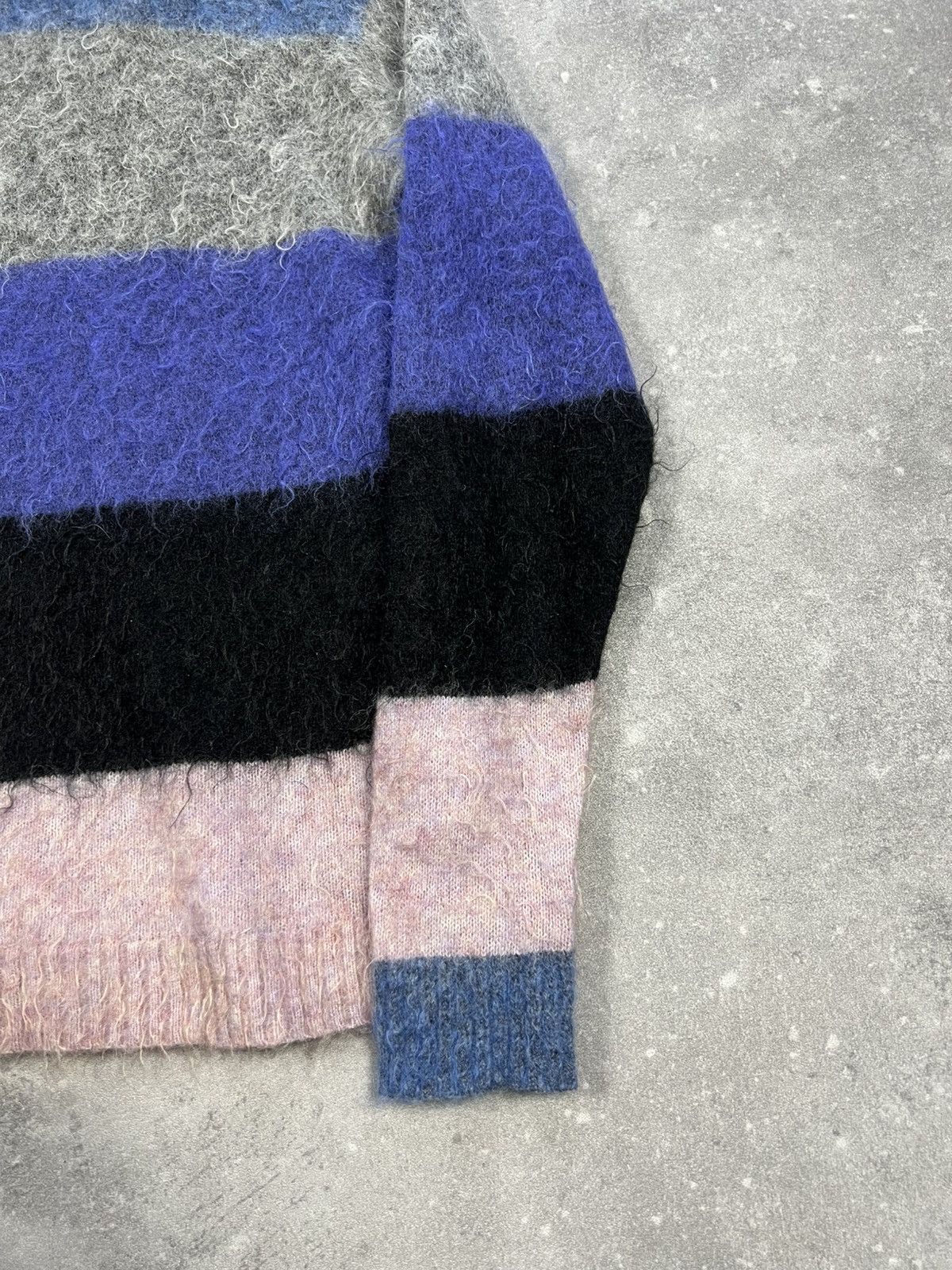 Acne Studios ACne Studios Albah Mohair Wool Jumper Striped Oversized Size US M / EU 48-50 / 2 - 9 Thumbnail