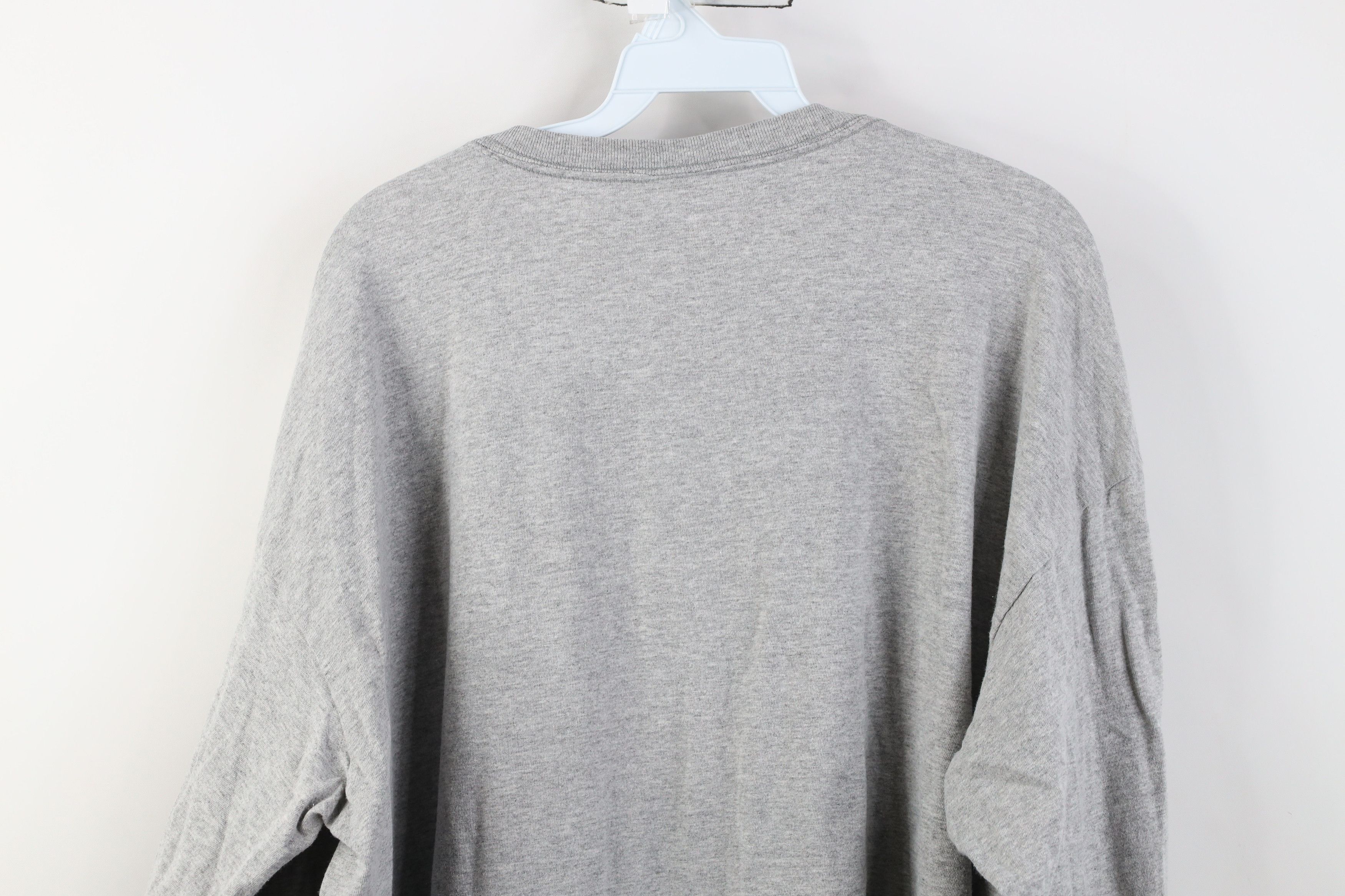 Nike Vintage 90s Y2K Nike Air Jordan Long Sleeve T-Shirt Gray USA Size US XL / EU 56 / 4 - 13 Thumbnail