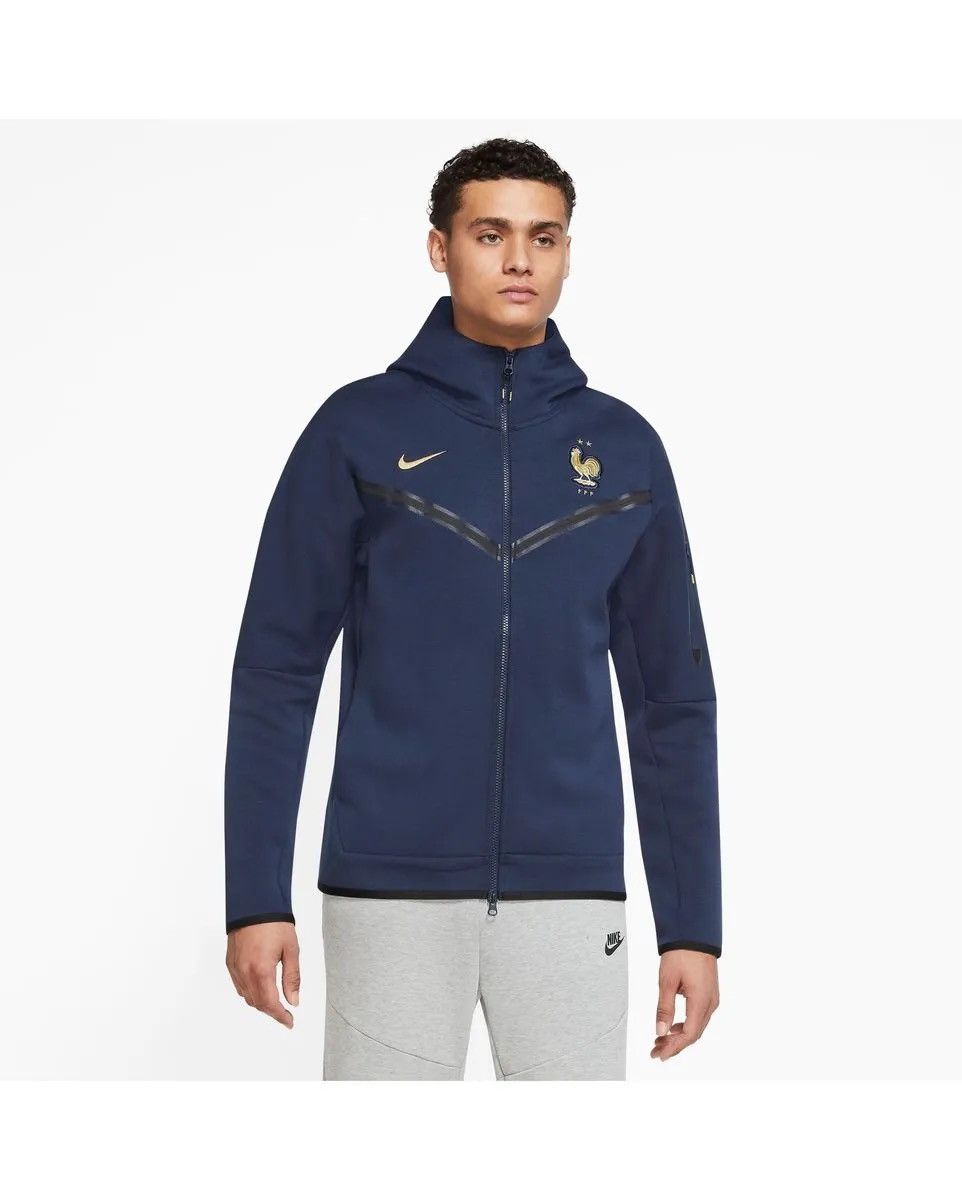 Nike Nike tech fleece soccer zip hoodie France size XXL New! Size US XXL / EU 58 / 5 - 1 Thumbnail