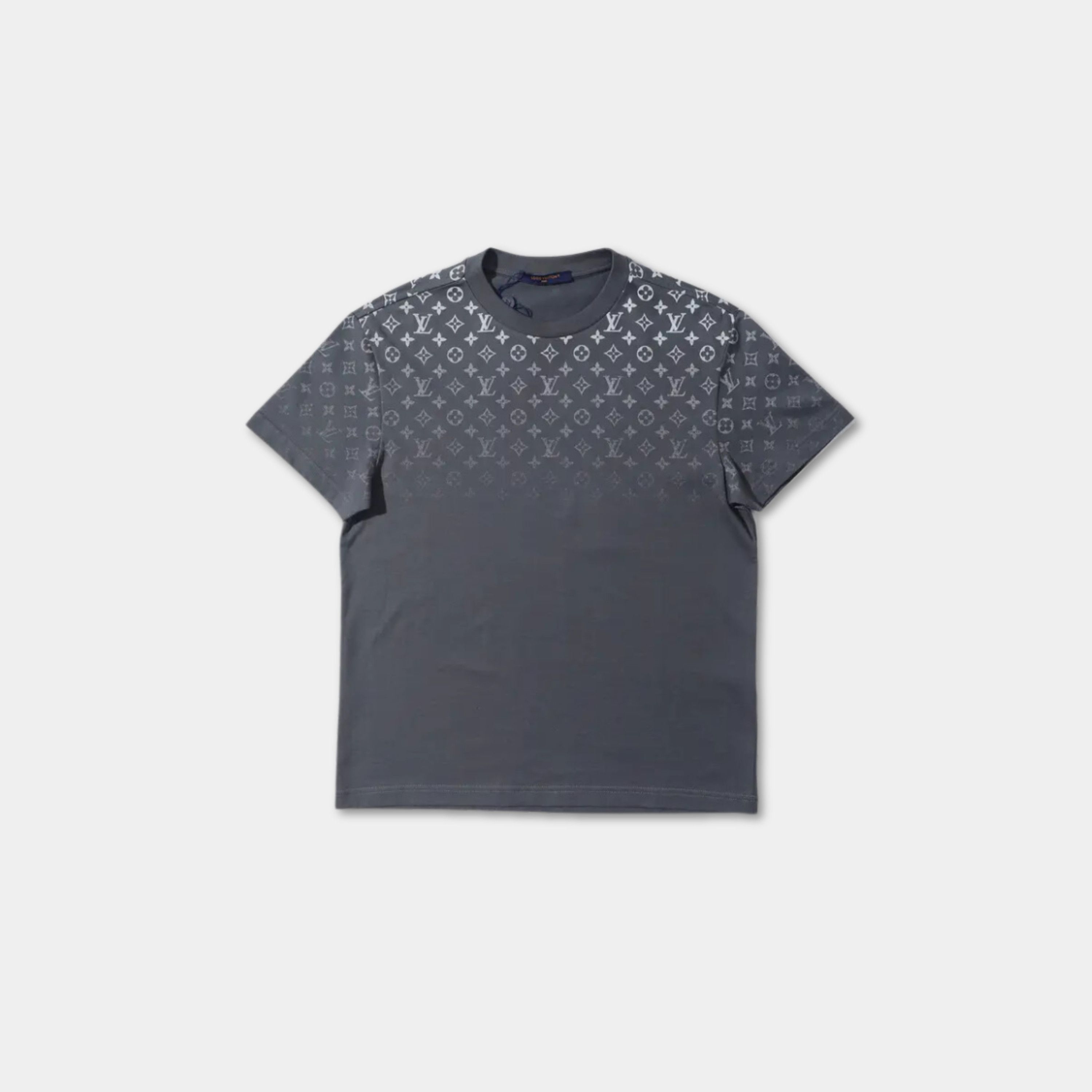 image of Louis Vuitton Gradient Cotton T-Shirt in Grey, Men's (Size Small)