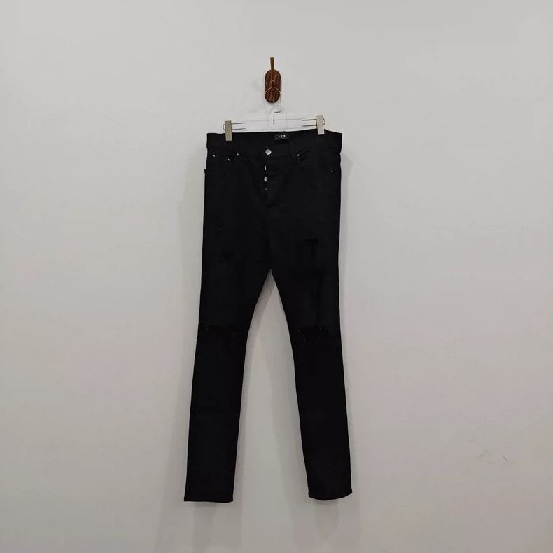 Amiri Amiri Black jeans Size US 34 / EU 50 - 1 Thumbnail