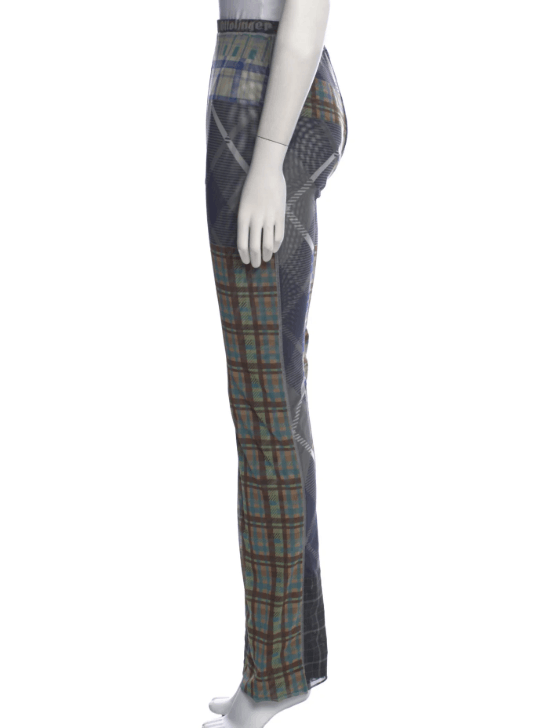Ottolinger Plaid print pants Size 32" / US 10 / IT 46 - 2 Thumbnail