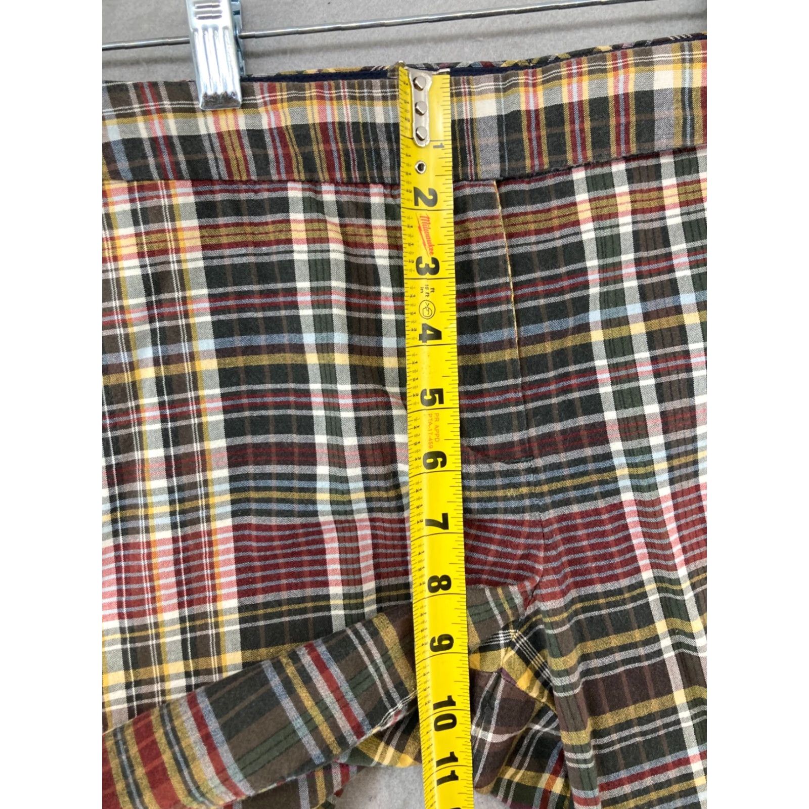 Tommy Hilfiger Tommy Hilfiger Womens Pants 6 Plaid Ankle Wide-Leg City 90s Casual Formal Business Size 28" / US 6 / IT 42 - 4 Thumbnail