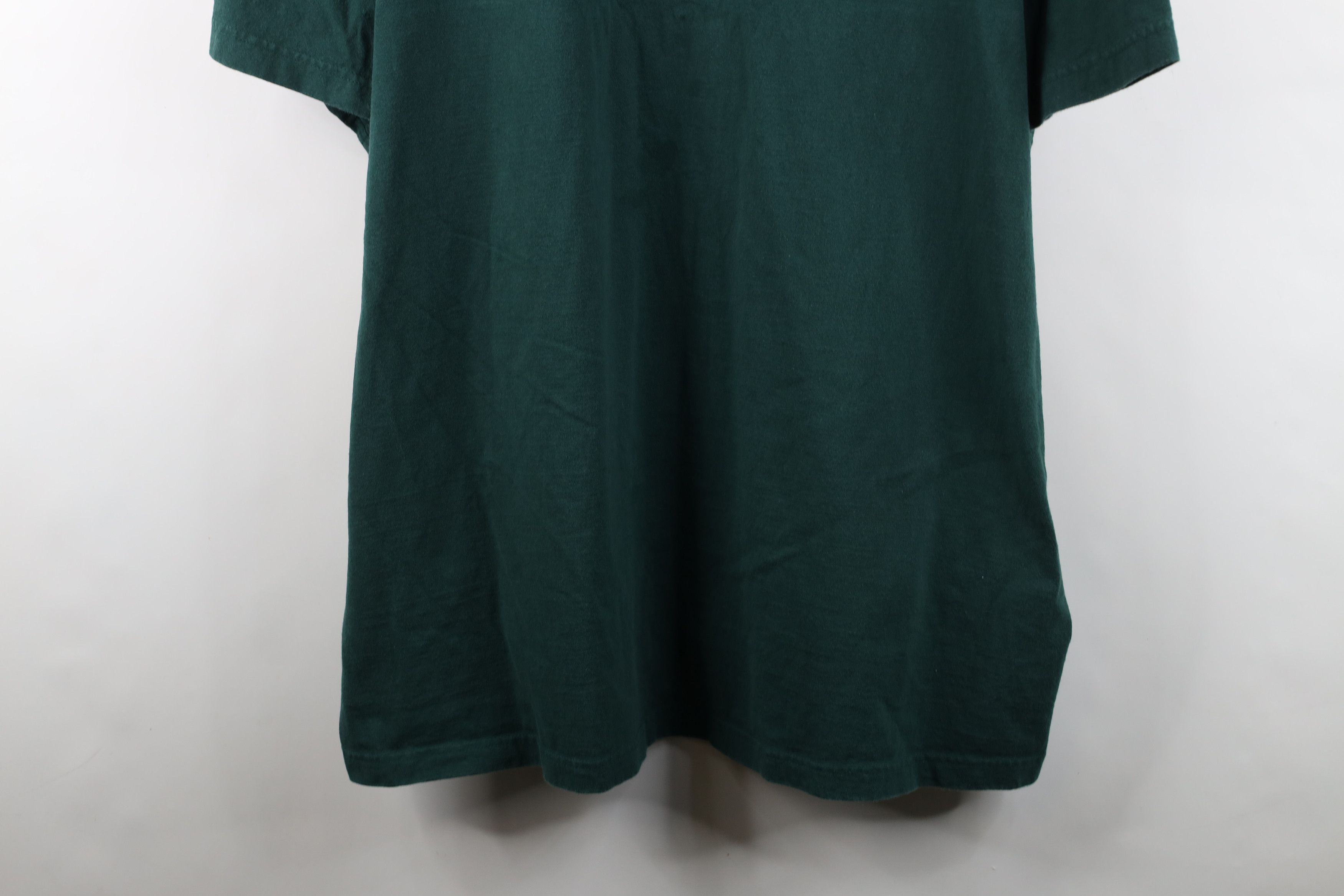 Carhartt Vintage Y2K Carhartt Faded Heavy Cotton Pocket T-Shirt Green Size US XXL / EU 58 / 5 - 3 Thumbnail
