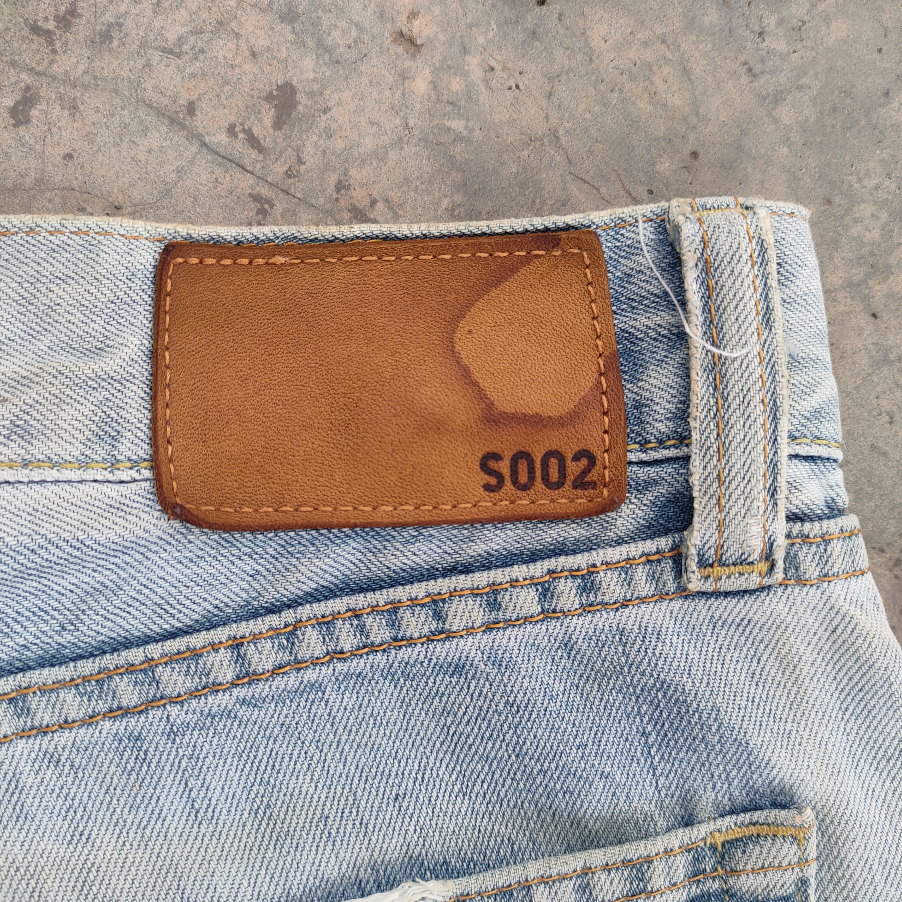 Japanese Brand Vintage japanese ripped faded MUD WASHED jeans denim pants Size US 34 / EU 50 - 11 Thumbnail