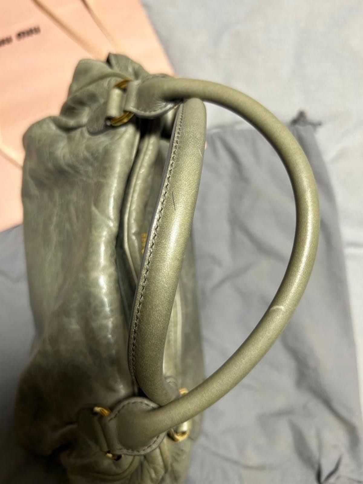 Miu Miu Miu Miu - Gray Leather Large Tote Bag Size ONE SIZE - 8 Thumbnail