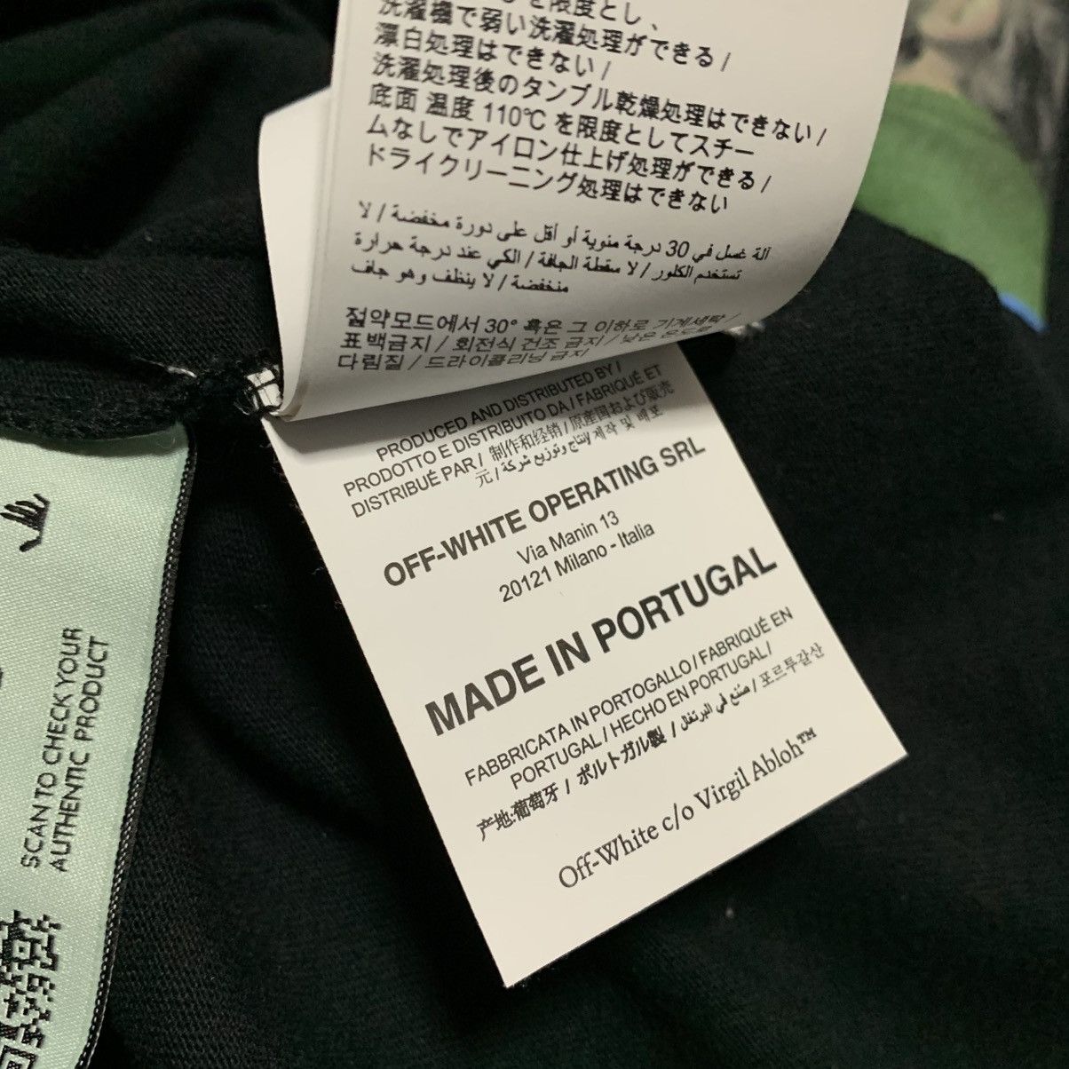 Off-White Off White XL Caravaggio Arrows Graphic Black Tee Virgil Size US XL / EU 56 / 4 - 9 Thumbnail