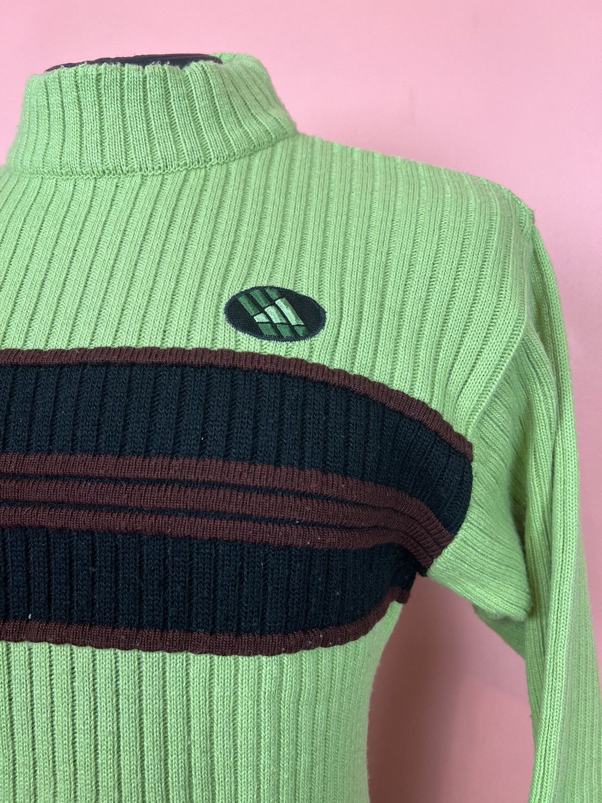 Adidas × Vintage Adidas hi neck vintage knight wear sweater streetwear men's Size US M / EU 48-50 / 2 - 8 Thumbnail
