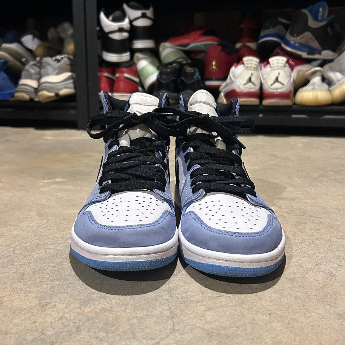 Jordan Brand × Nike Air Jordan 1 Retro High OG University Blue 2021 US 8.5 Size US 8.5 / EU 41-42 - 6 Thumbnail