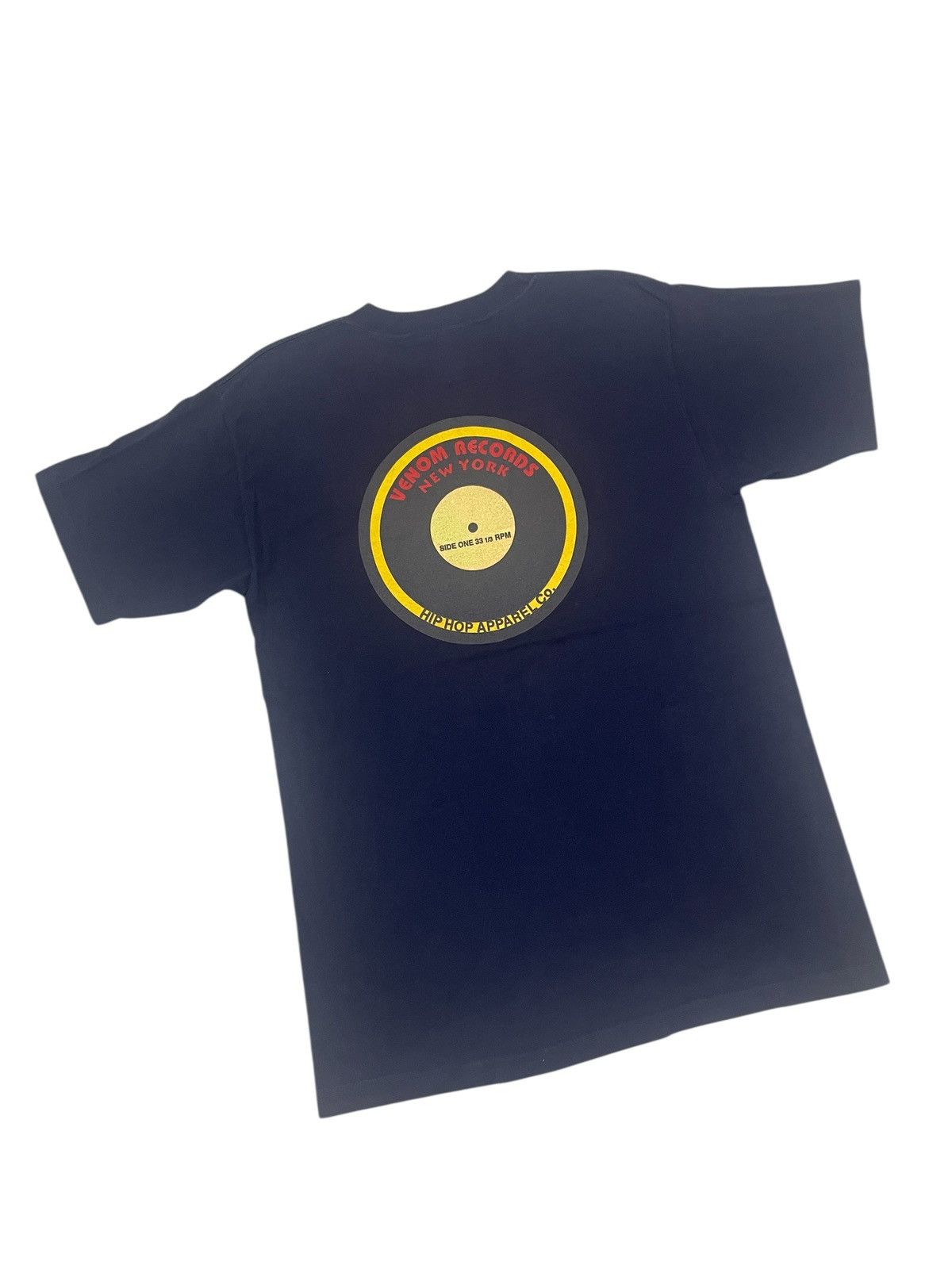 Band Tees × Rap Tees × Vintage Vintage 90s VENOM RECORD New York Hip Hop Apparel Co. Tees Size US L / EU 52-54 / 3 - 9 Thumbnail
