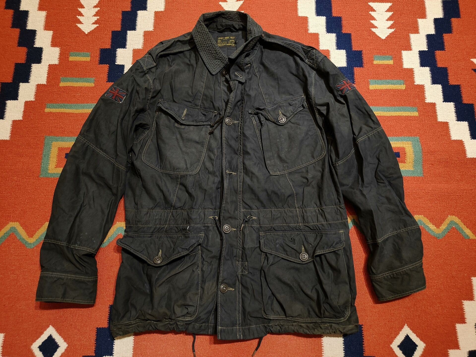 RRL Ralph Lauren RRL Heavy Vintage M43 Combat Jacket Size US L / EU 52-54 / 3 - 1 Thumbnail